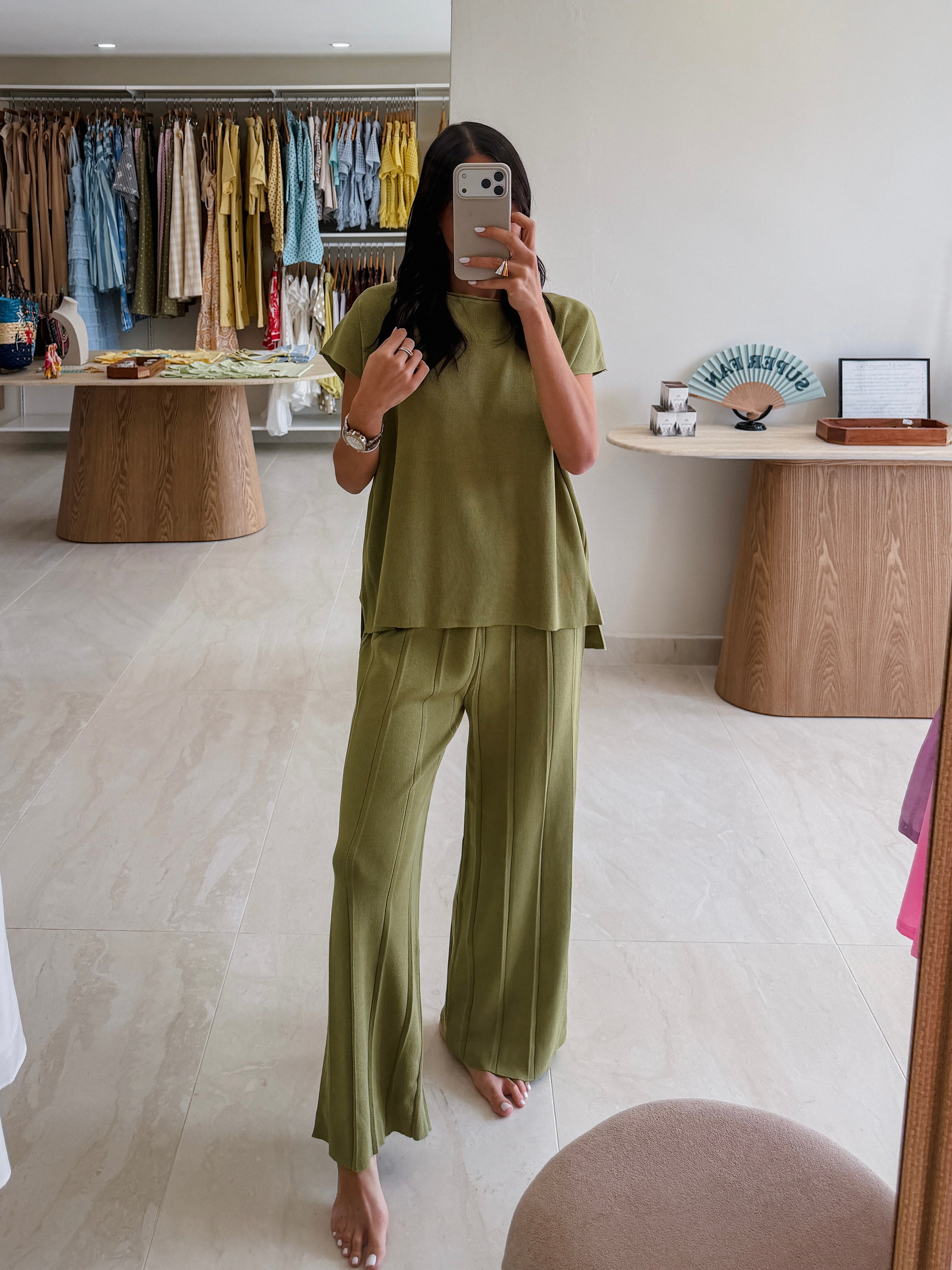 KRISTY OLIVE TRAVEL SET