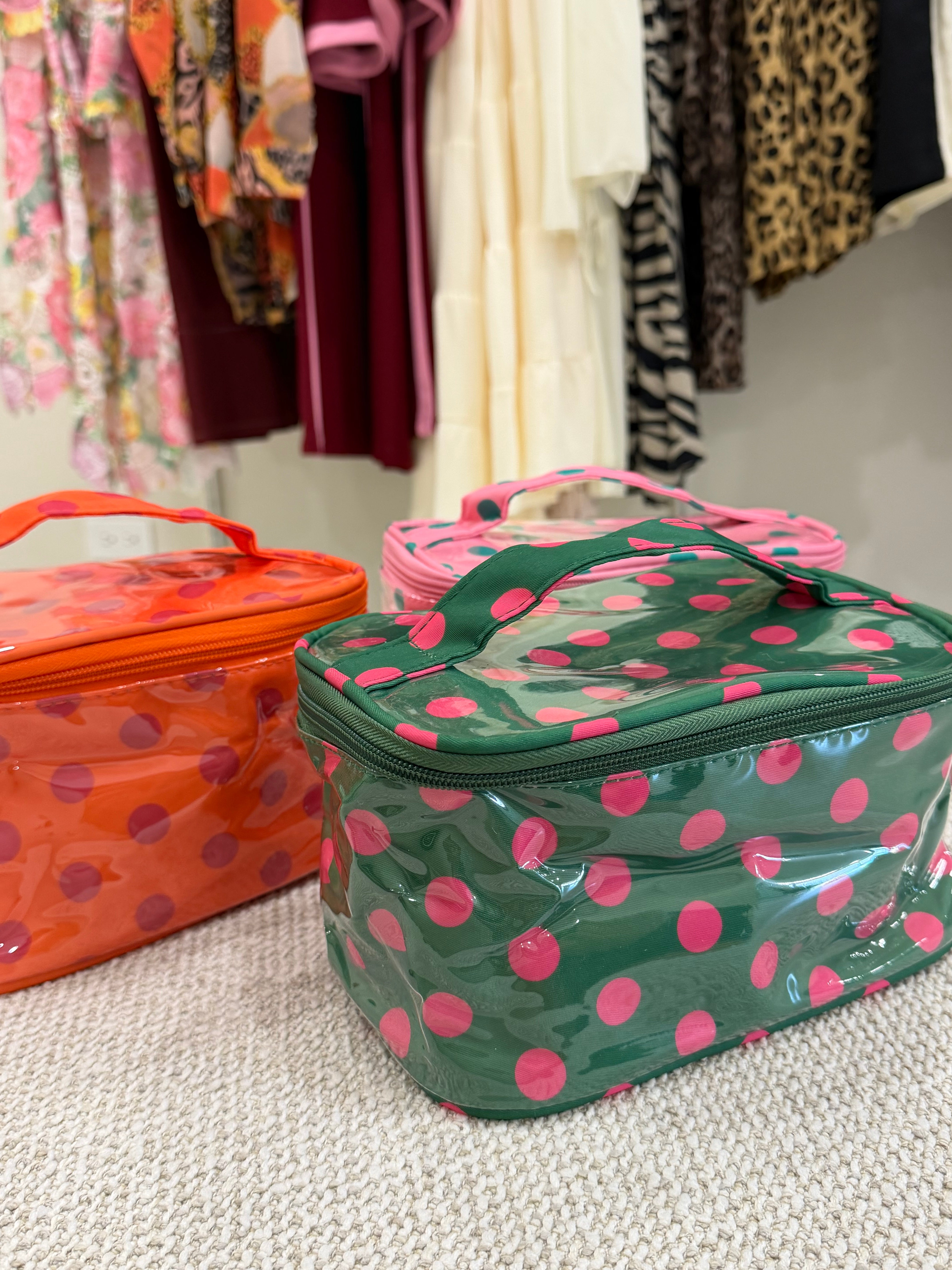 POLKA DOT VANITY CASE