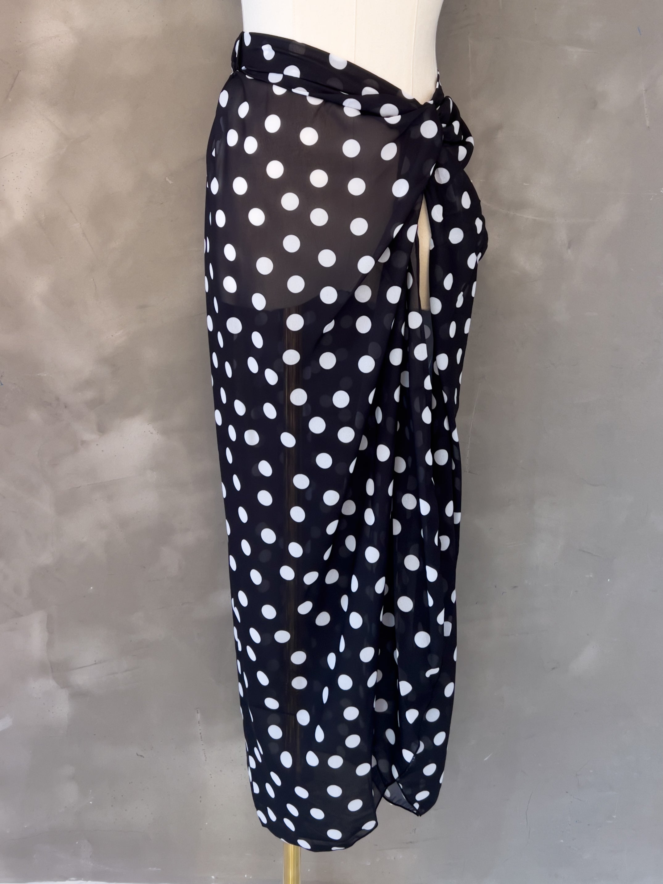 MATIRA POLKA DOT SARONG SKIRT