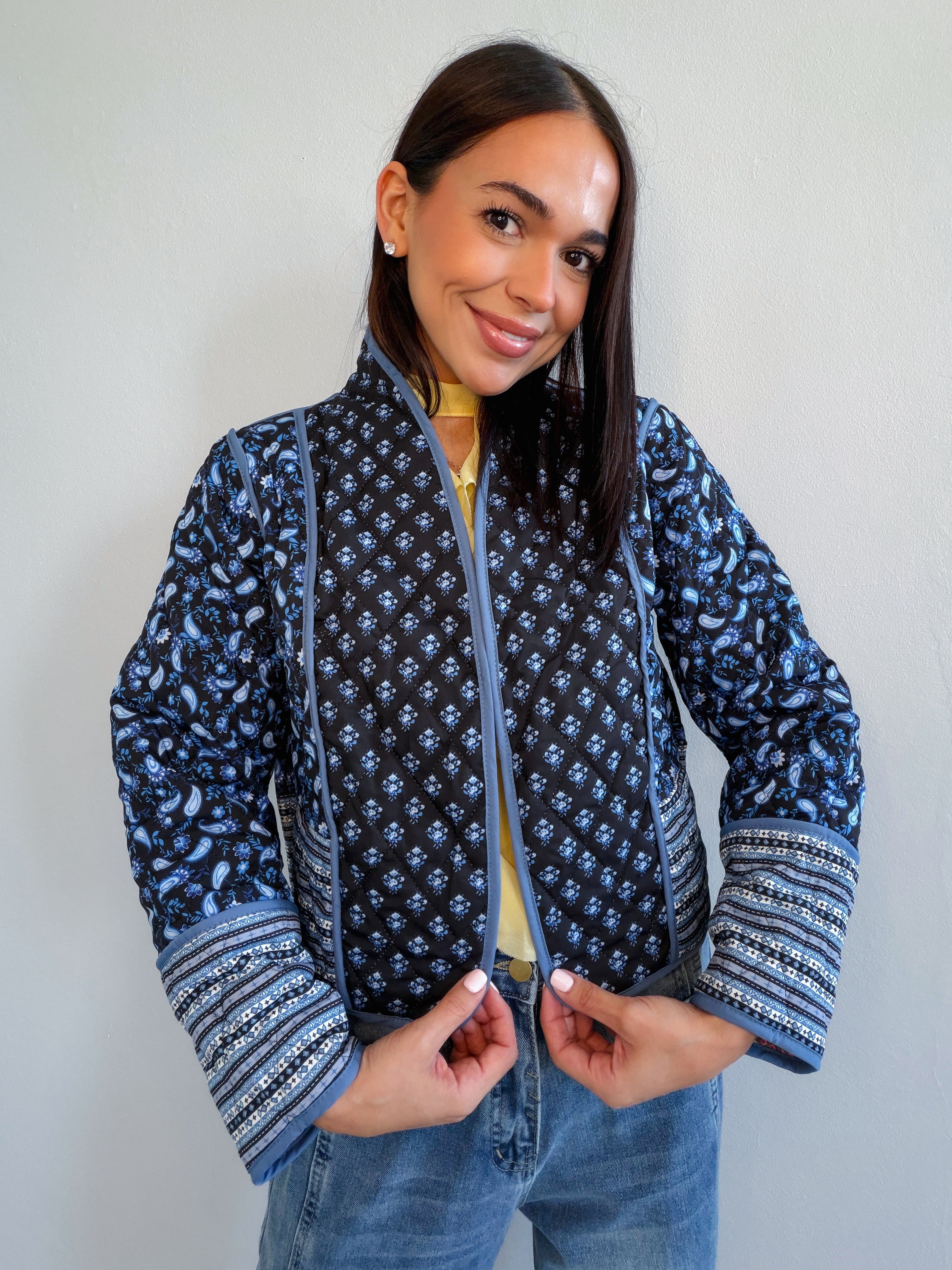 JANICE QUILTED REVERSIBLE JACKET