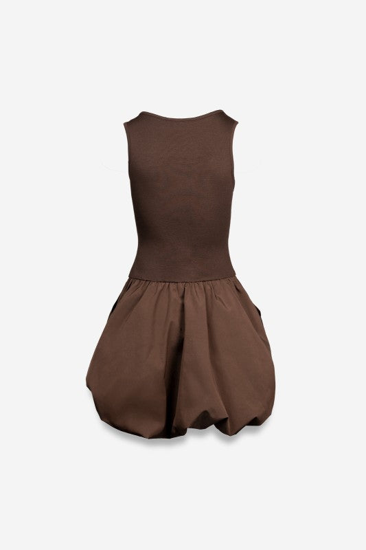 PENELOPE BROWN BUBBLE DRESS