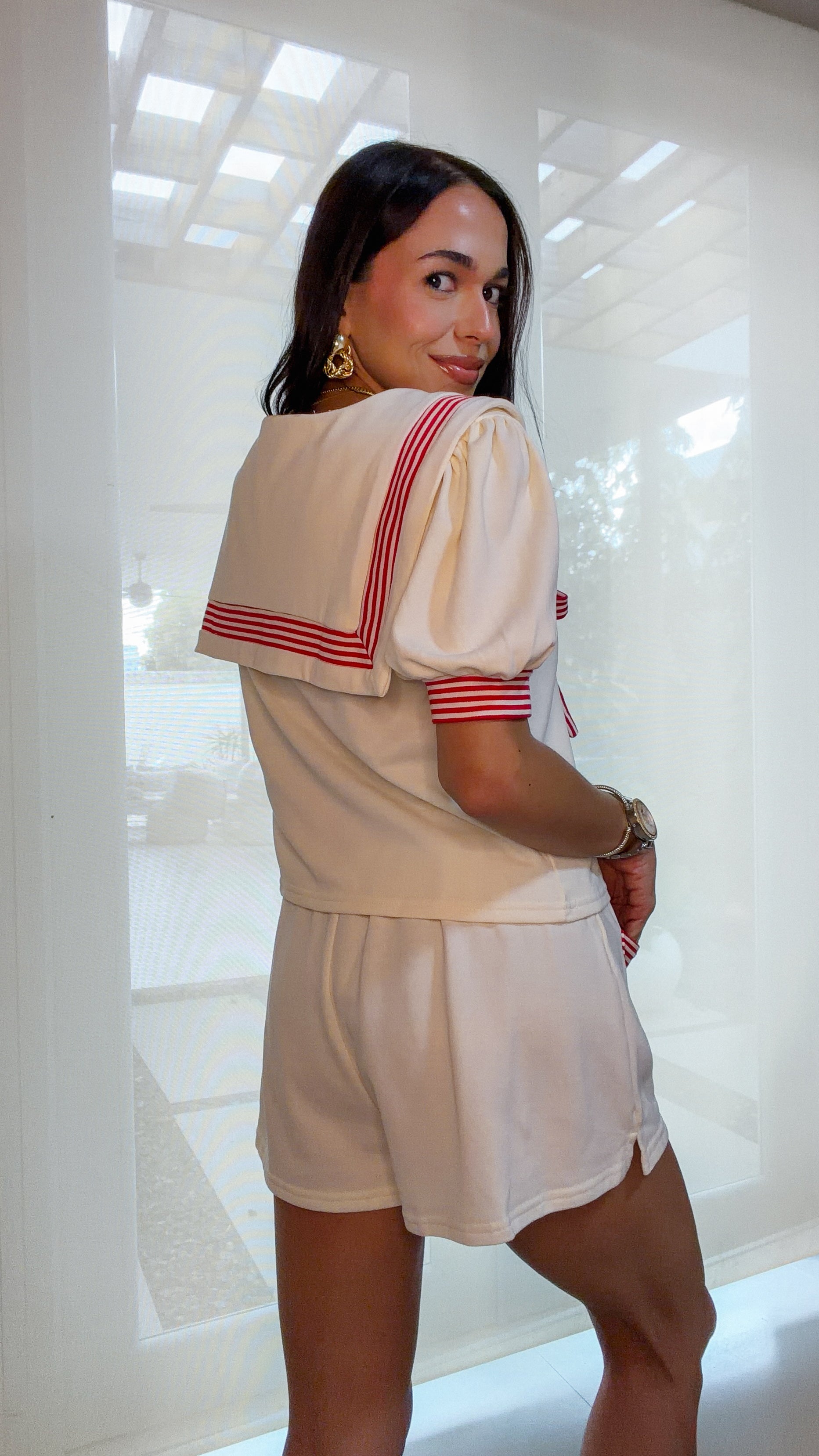 GINEVRA SAILOR SHORT SET