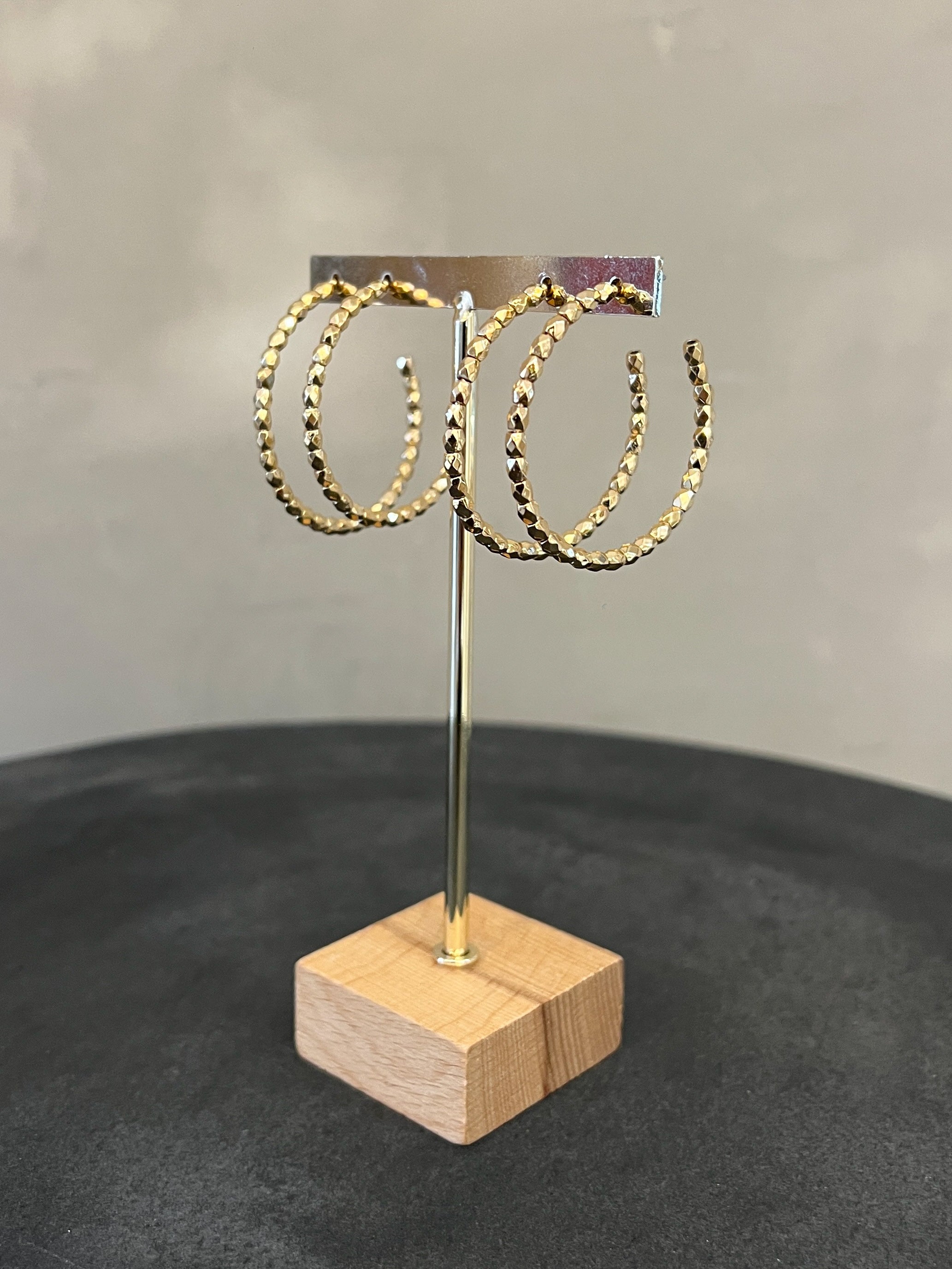 AURORA GOLD HOOPS