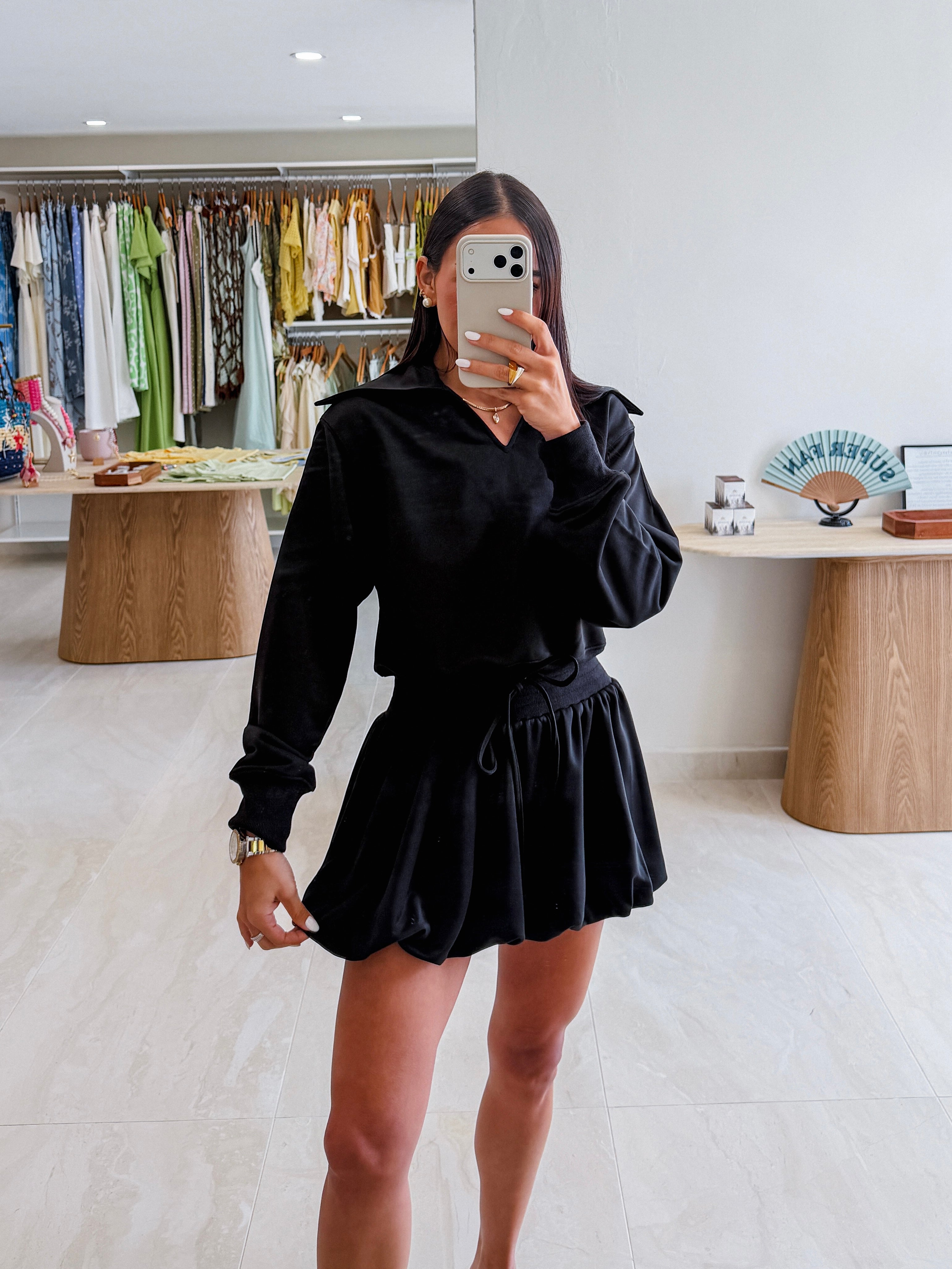 LUCIA PULLOVER SWEATER & SKIRT SET