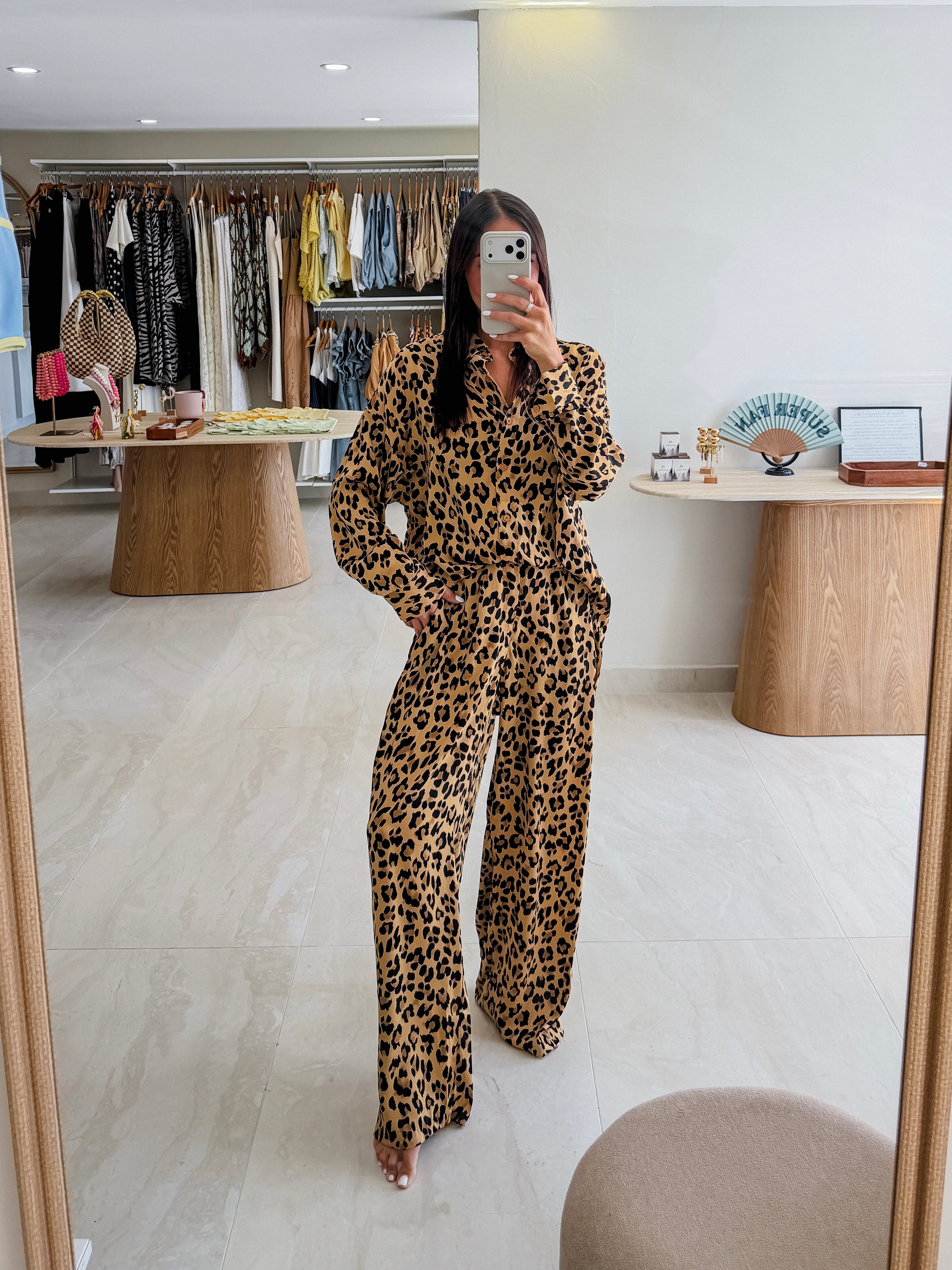 LENA ANIMAL PRINT PANTS