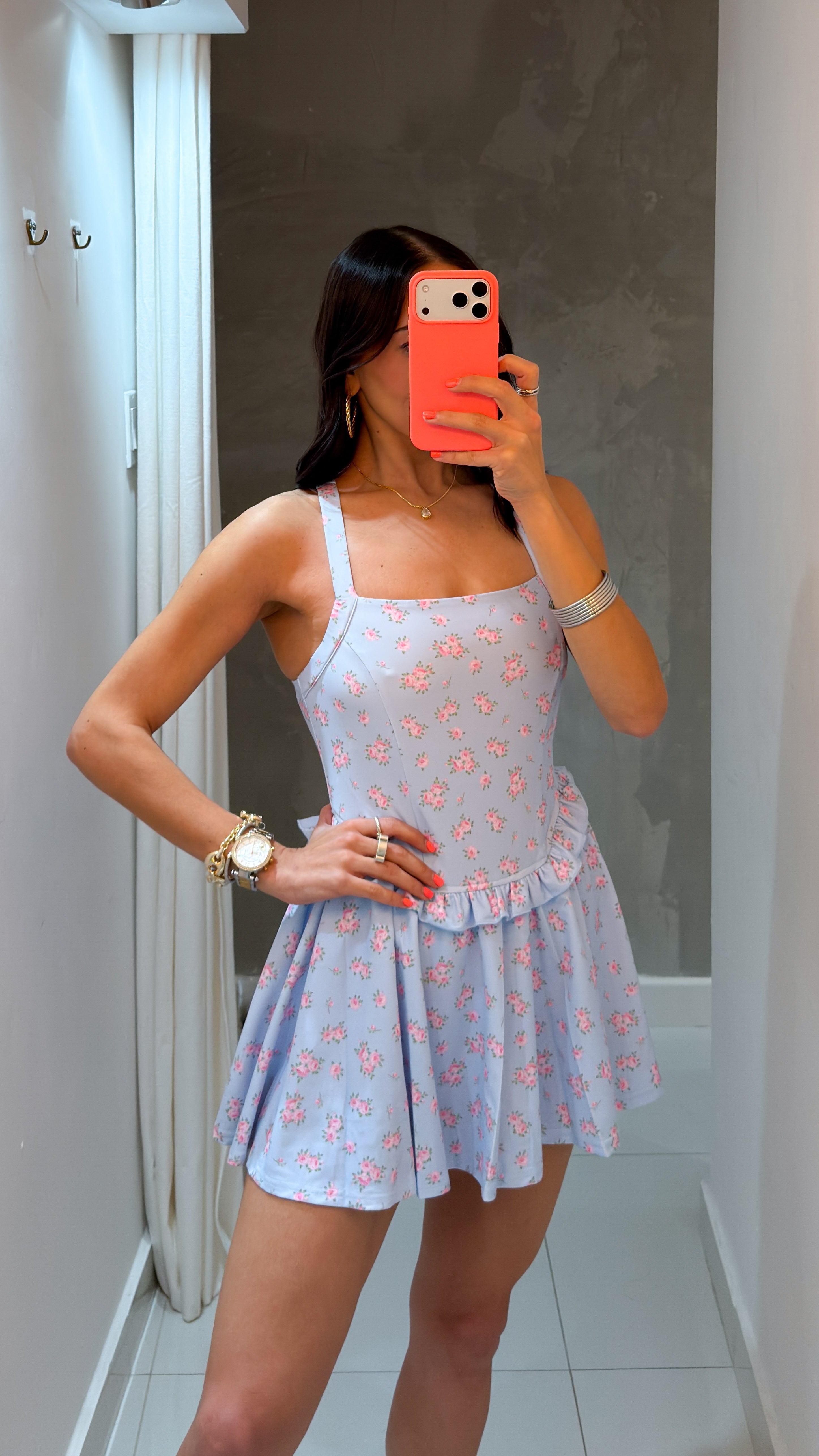 GIORGIA LAVENDER FLORAL ROMPER