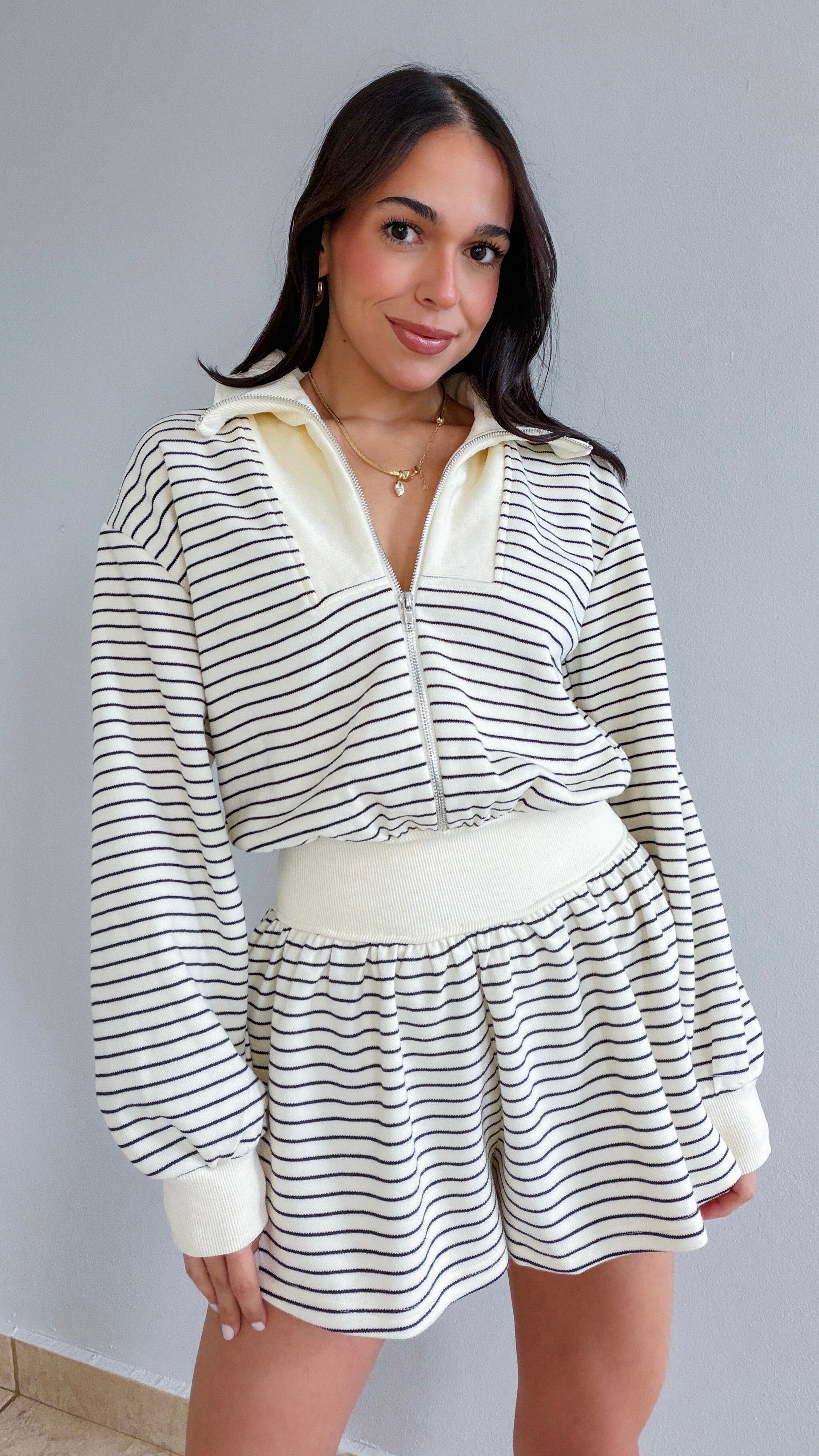 FABIANA FRONT ZIPPER ROMPER