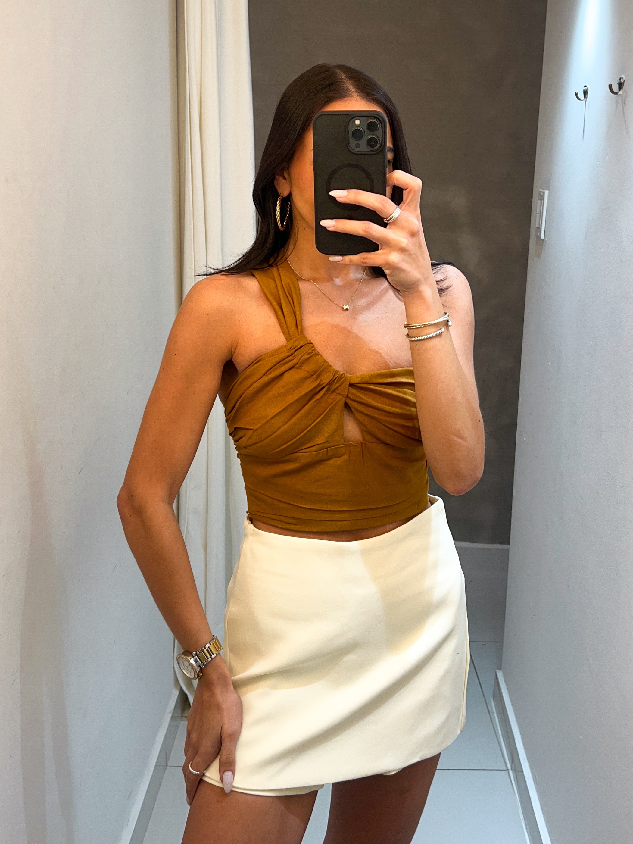 MIA MARIGOLD CROP TOP