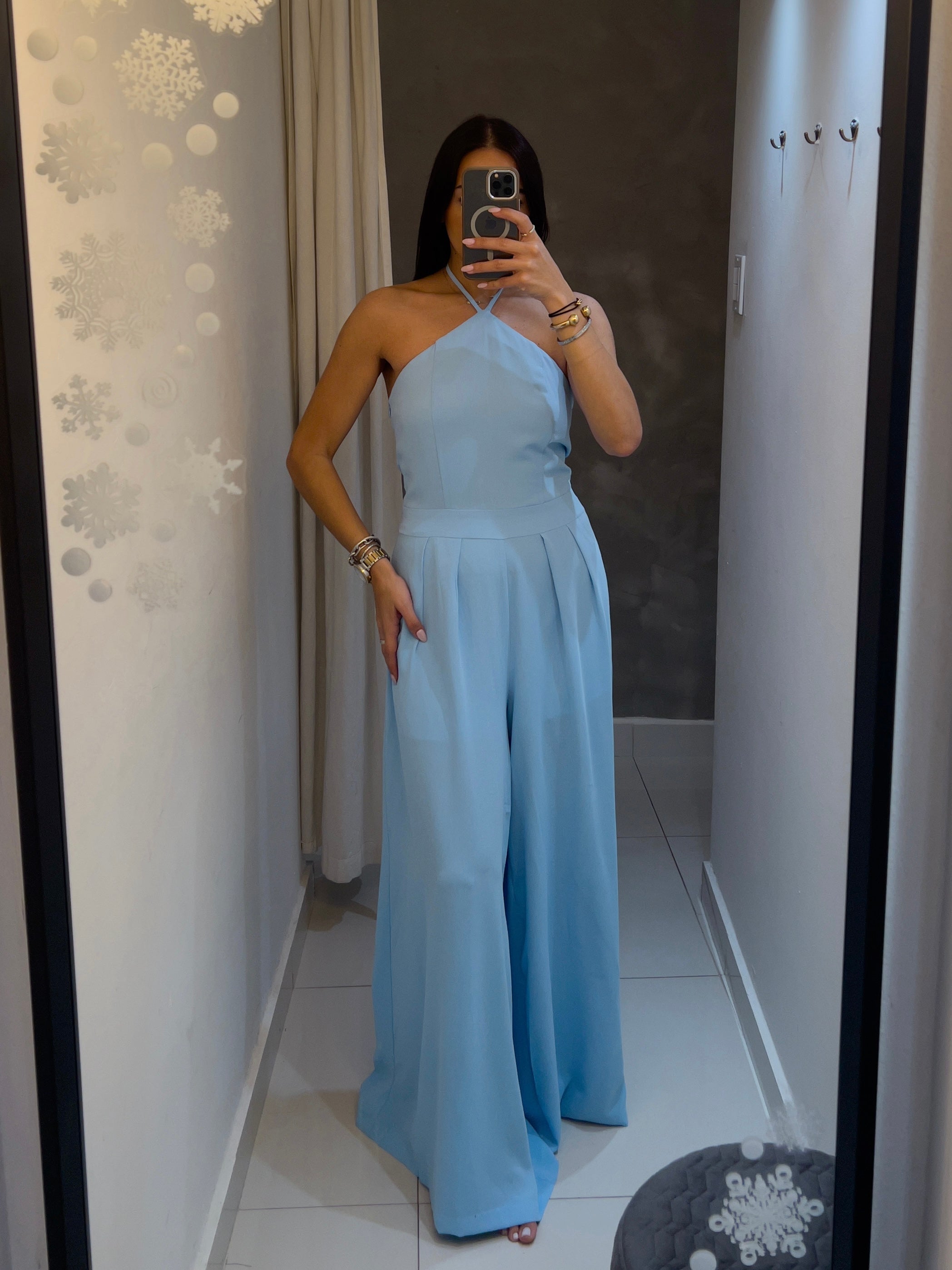 SARA HALTER JUMPSUIT