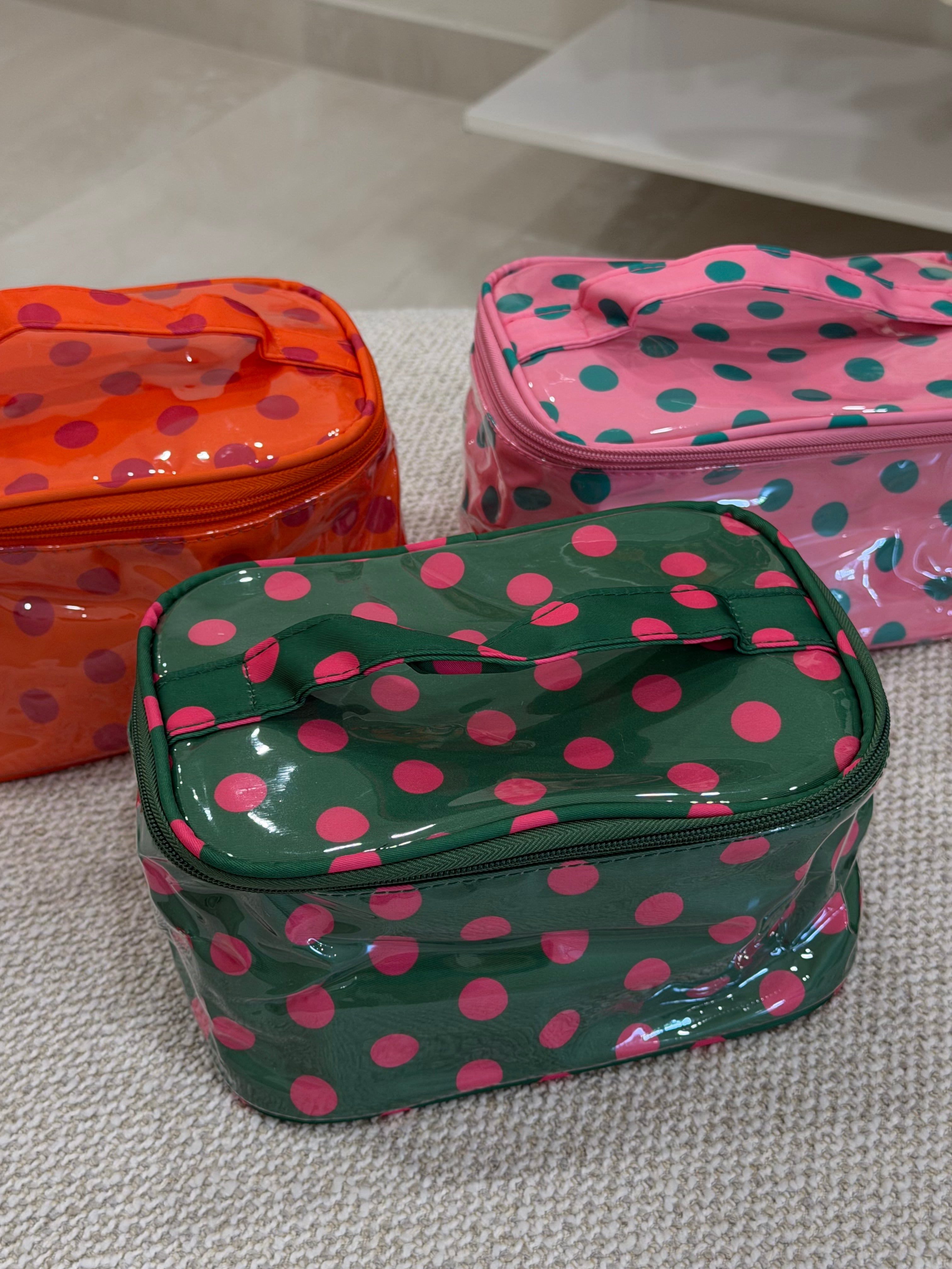 POLKA DOT VANITY CASE