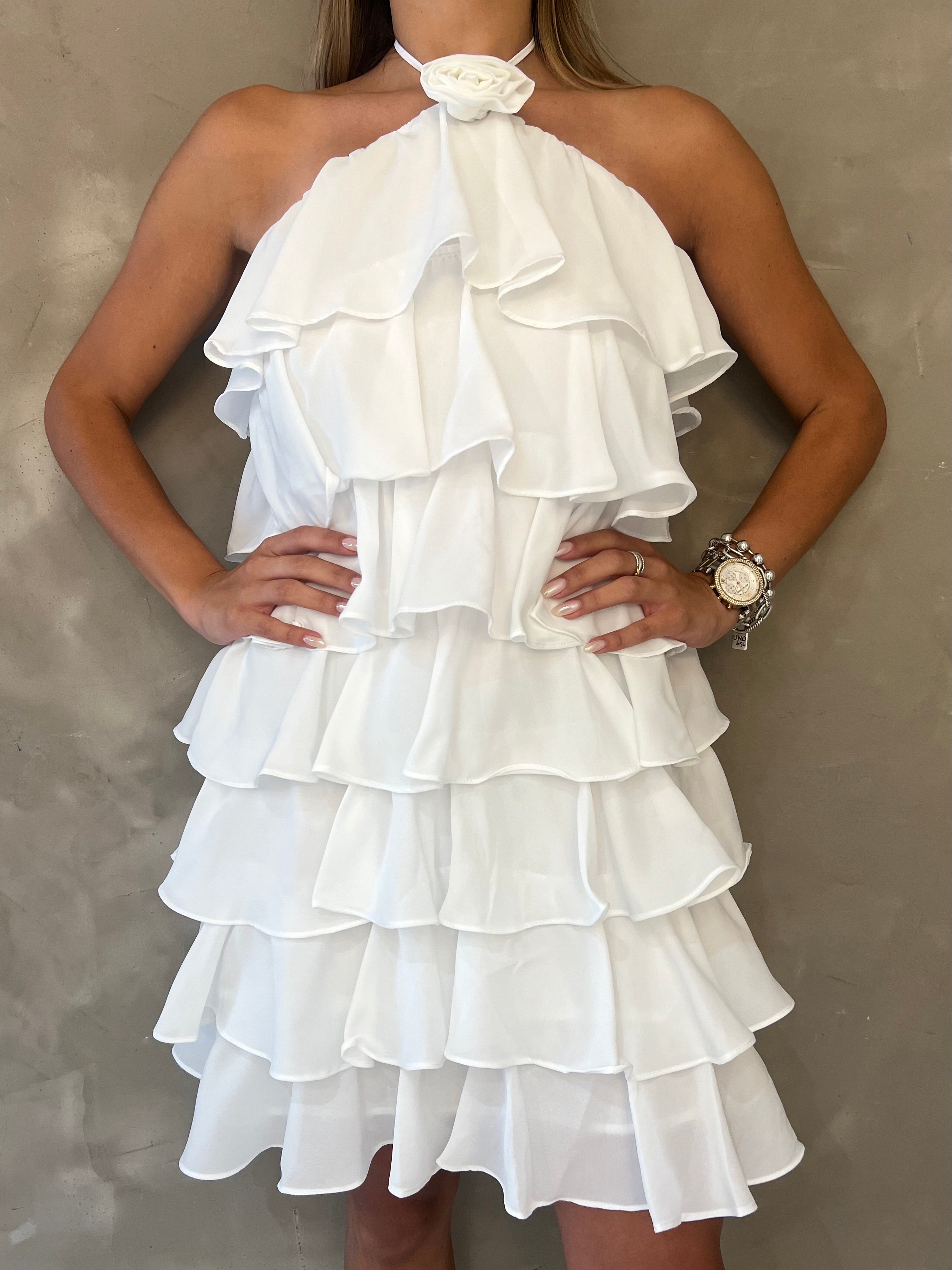 FLORA WHITE DRESS