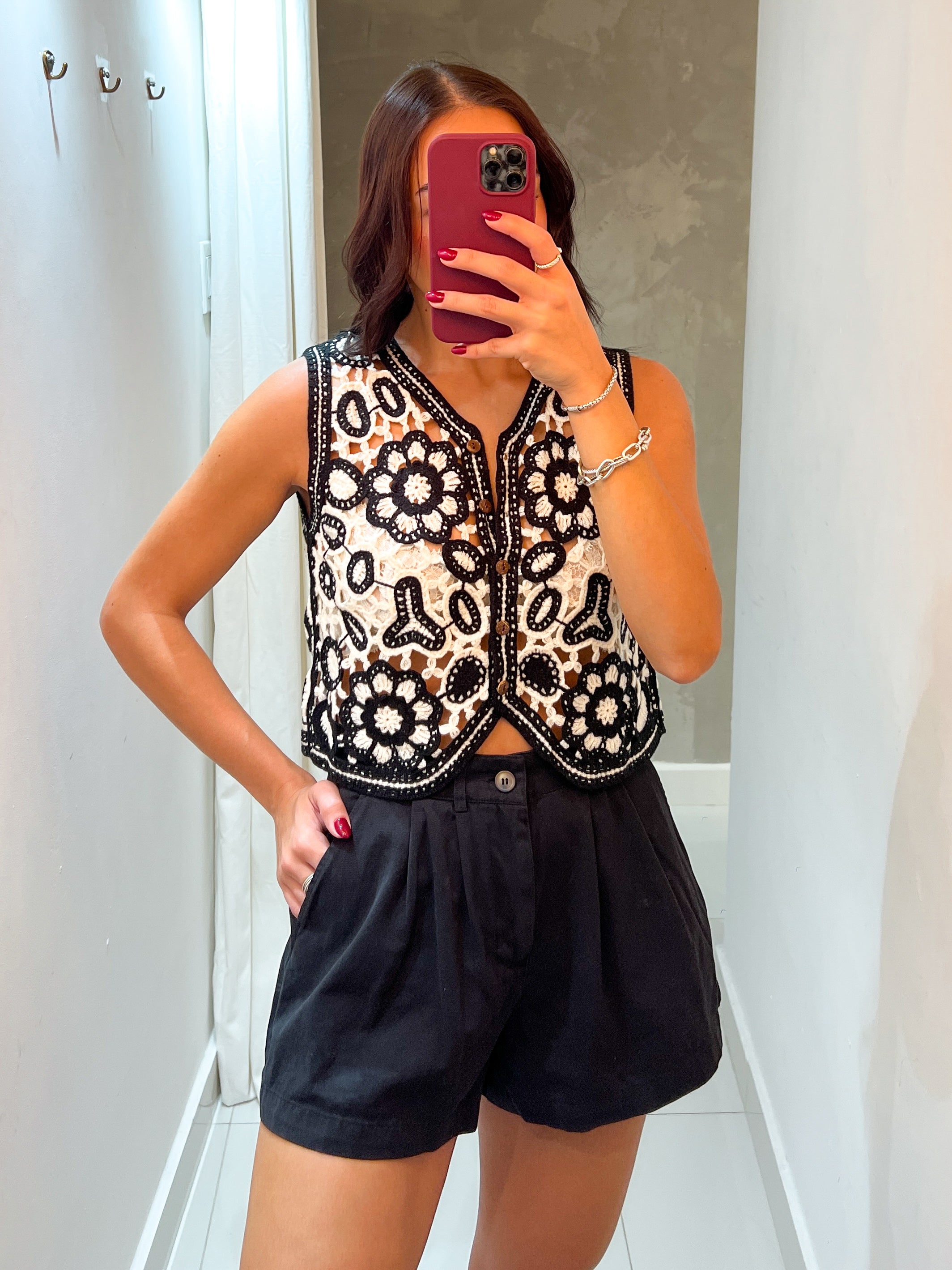 SUSANA HIGH WAISTED PLEATED SHORT