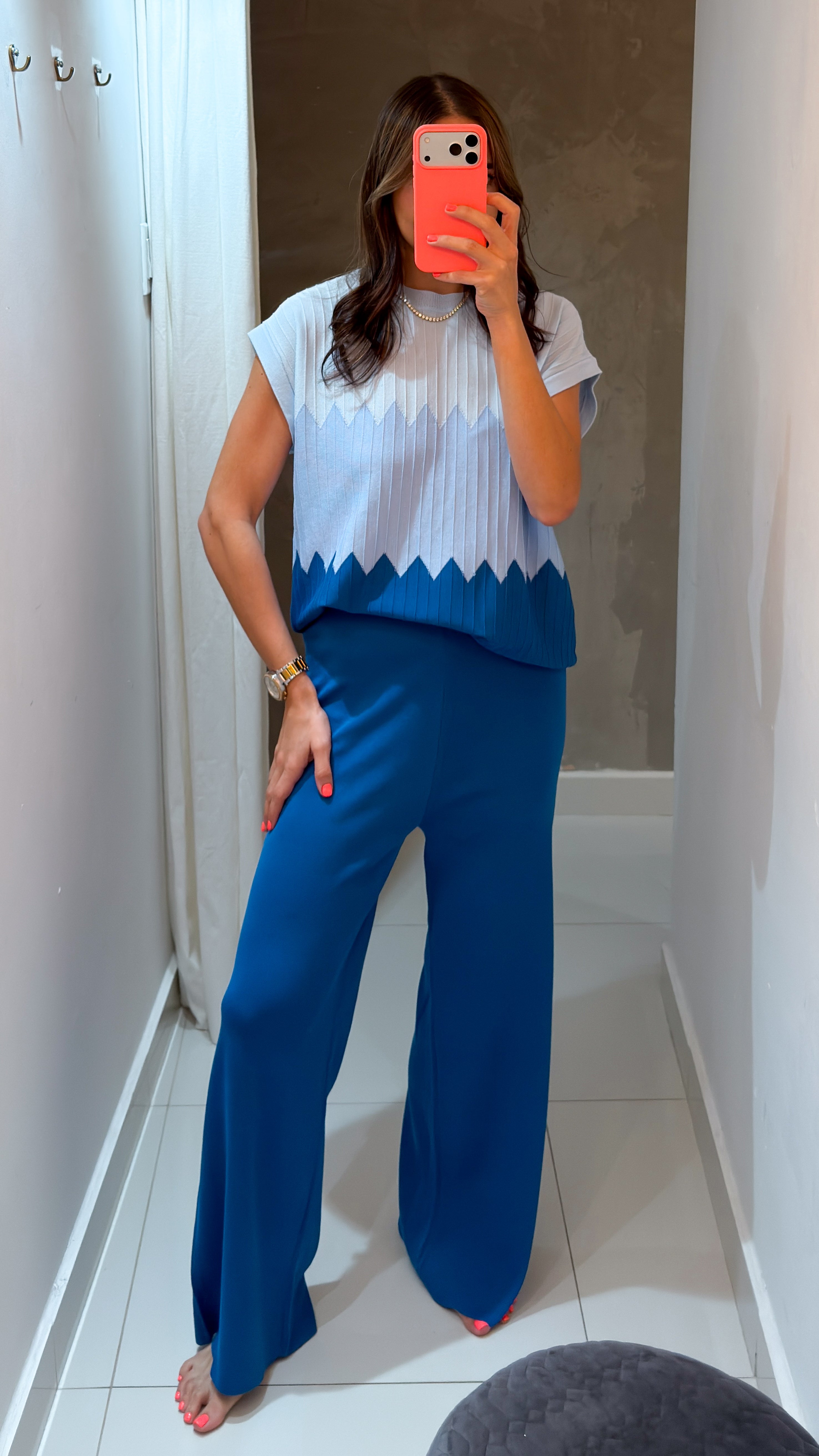 ELISA TRAVEL SET IN BLUE