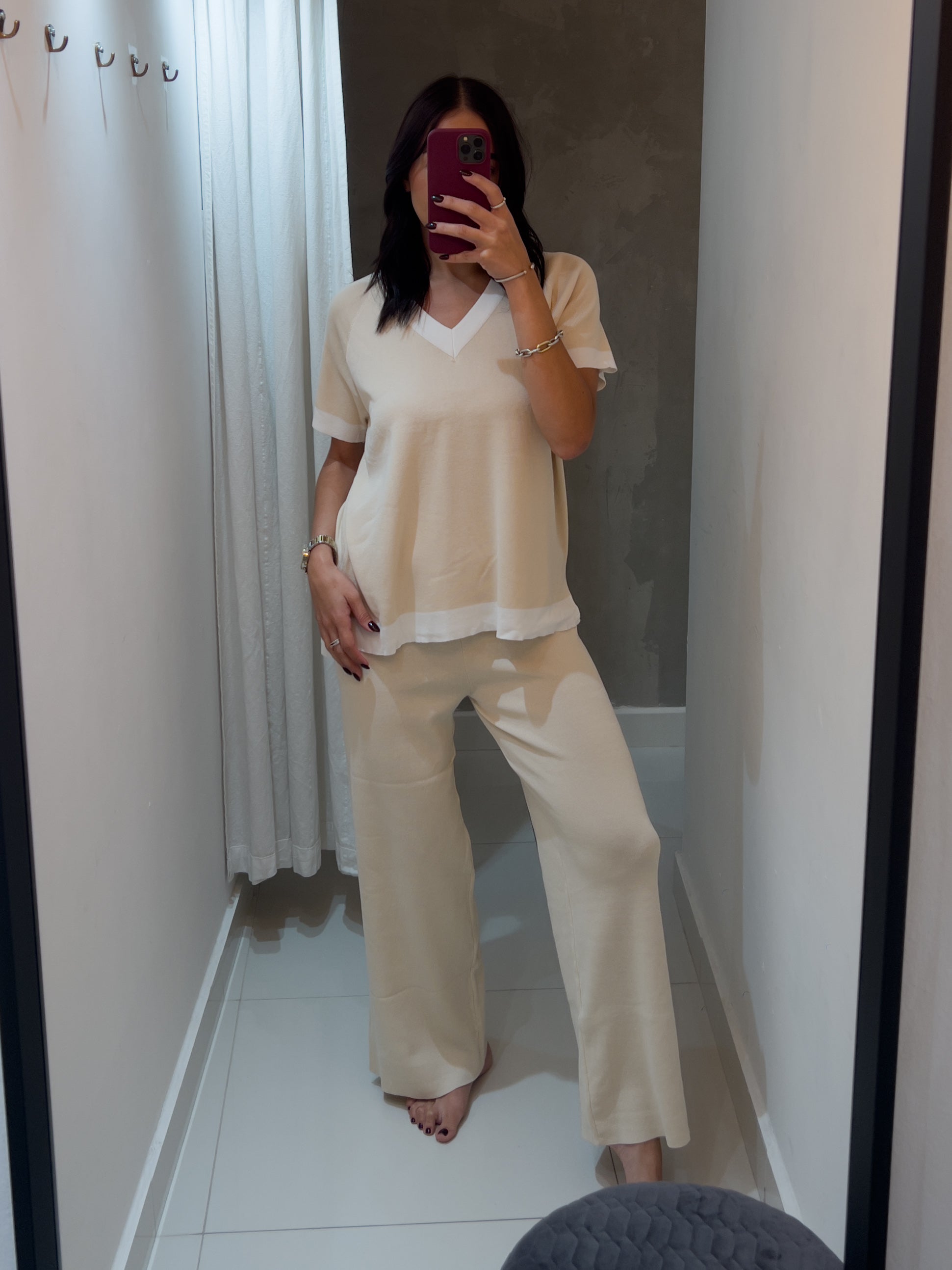 IVONNE APRICOT TRAVEL SET