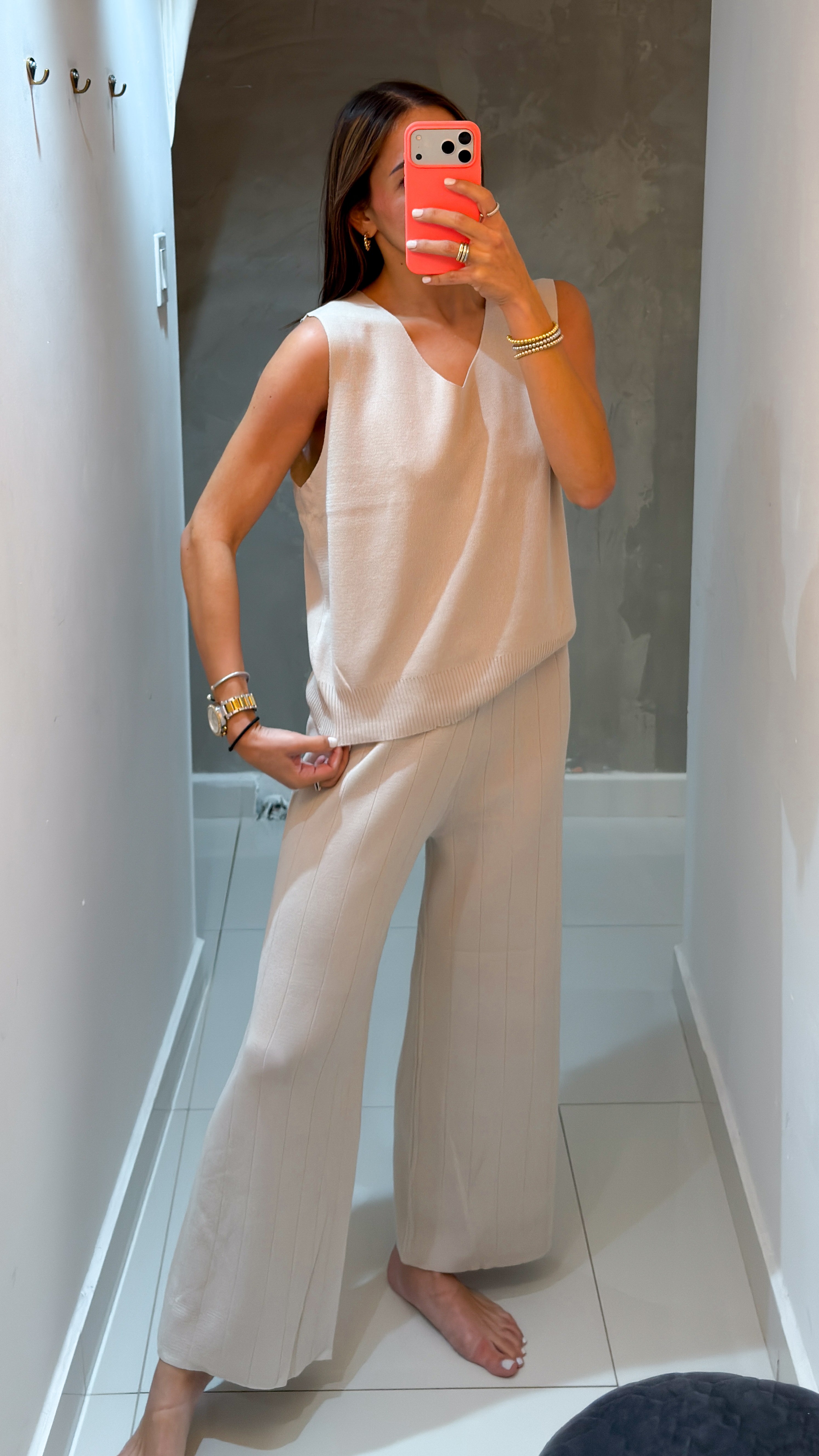 LEYLA TRAVEL SET IN IVORY