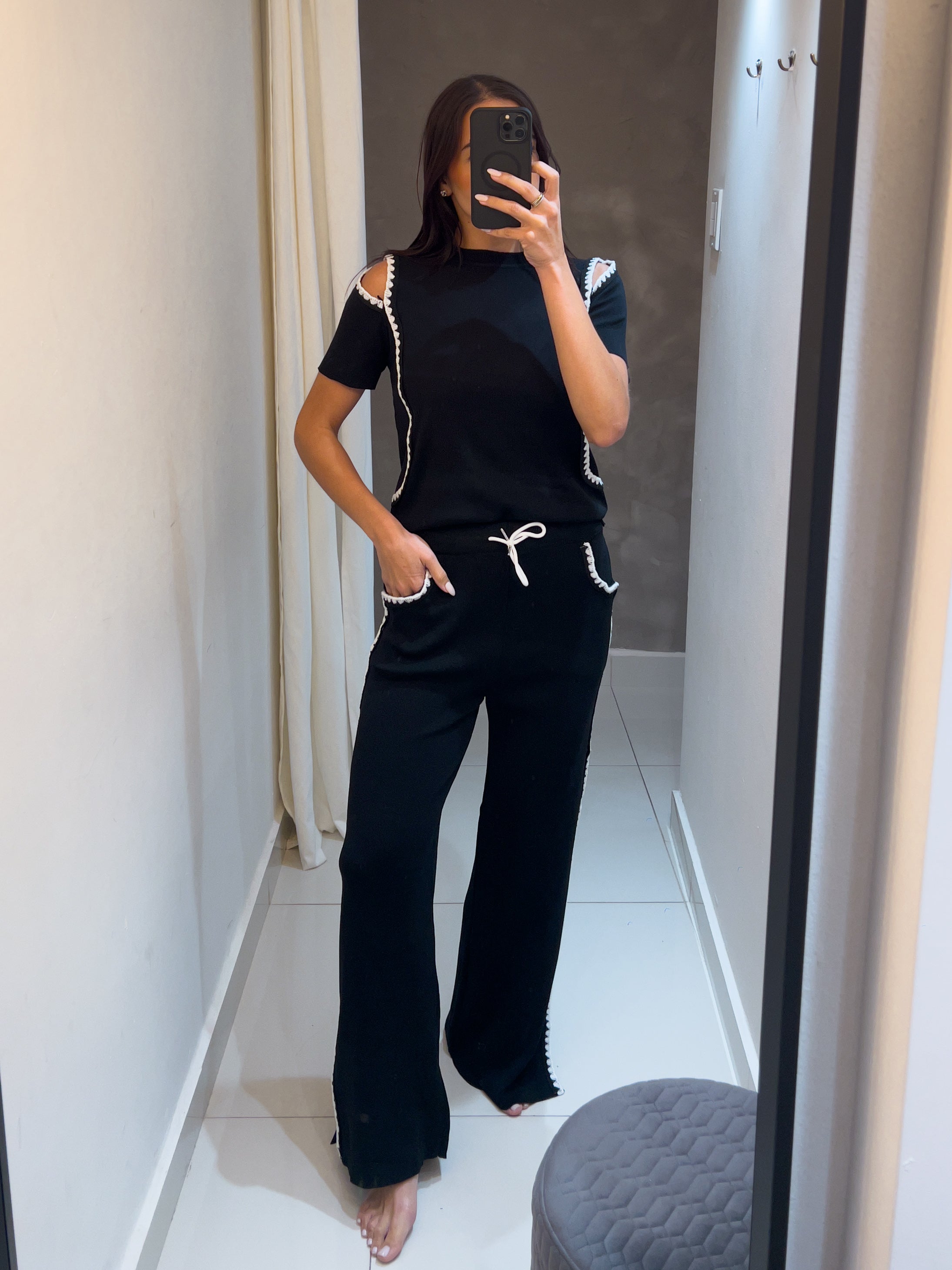 ESTELLE BLACK TRAVEL SET