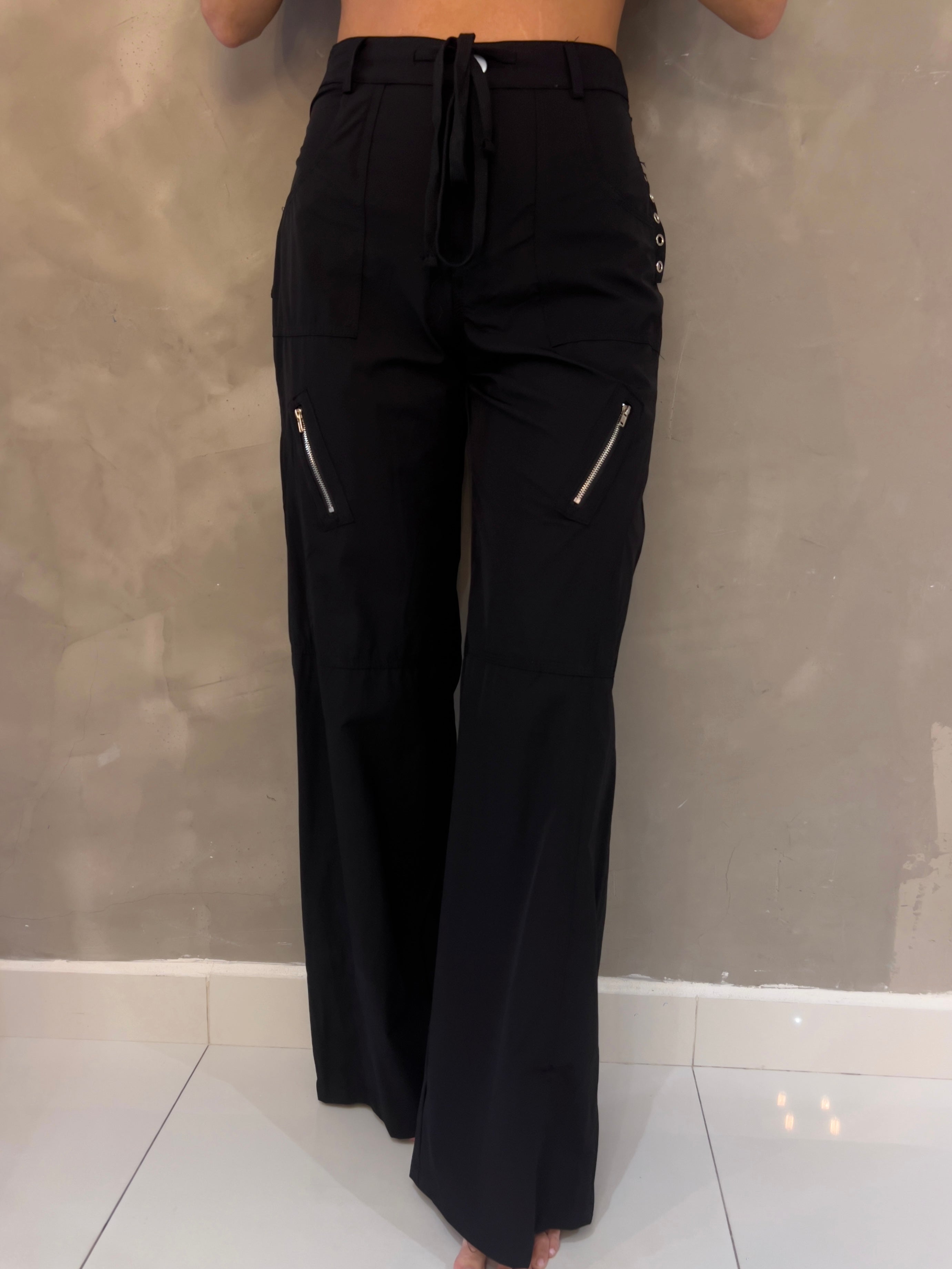 MARIOLA BLACK CARGO PANT