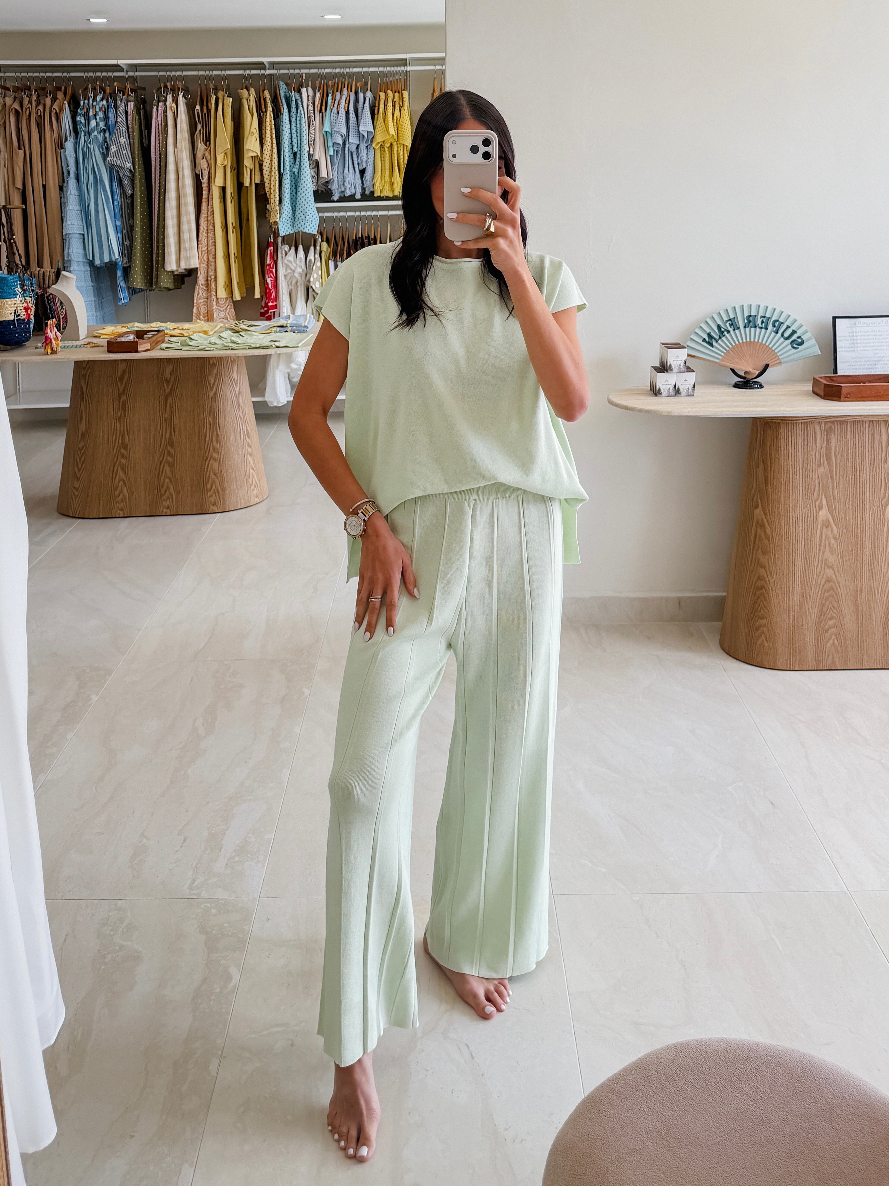 KRISTY MINT TRAVEL SET