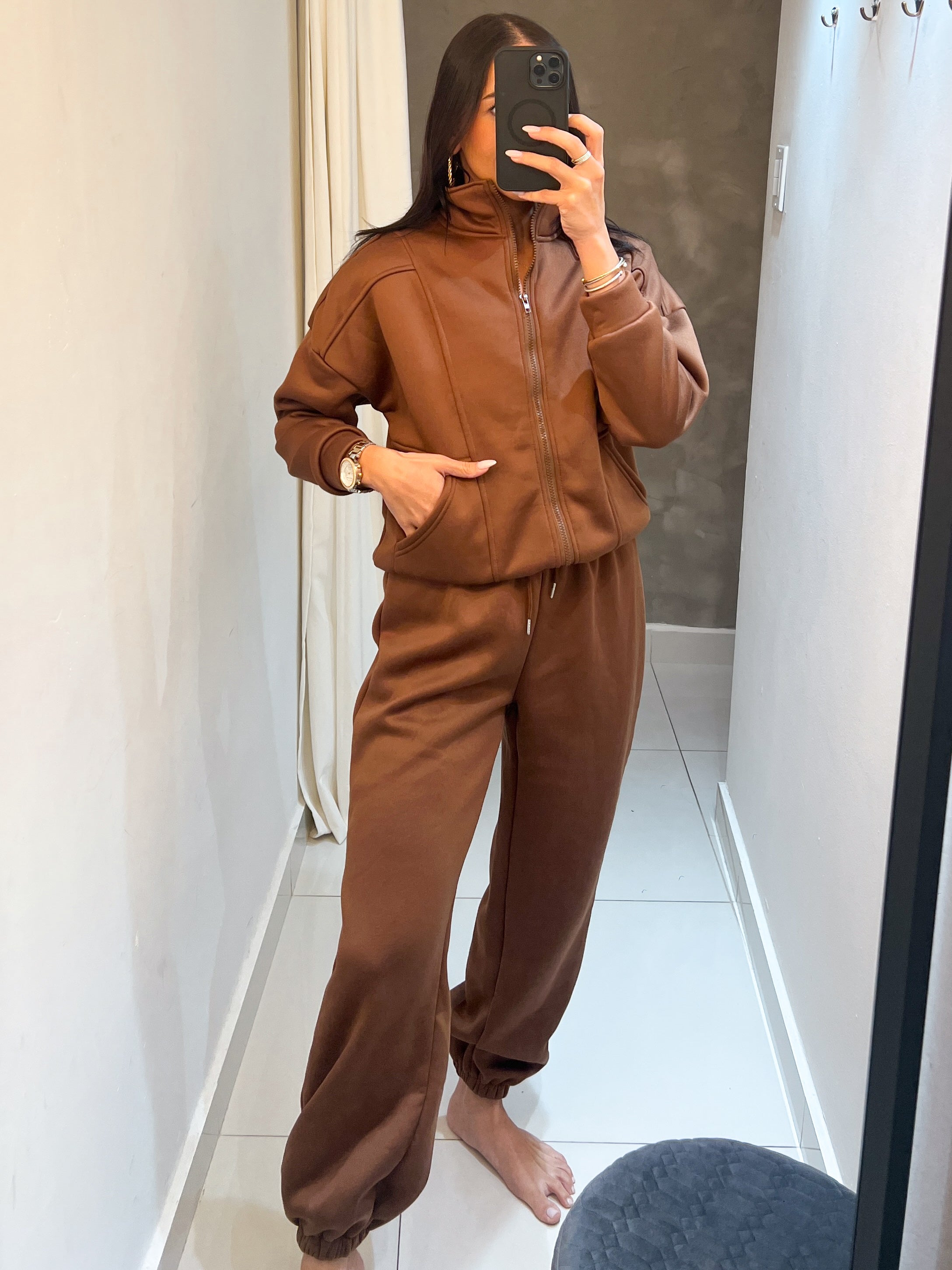 CAROLA BROWN TRAVEL SET