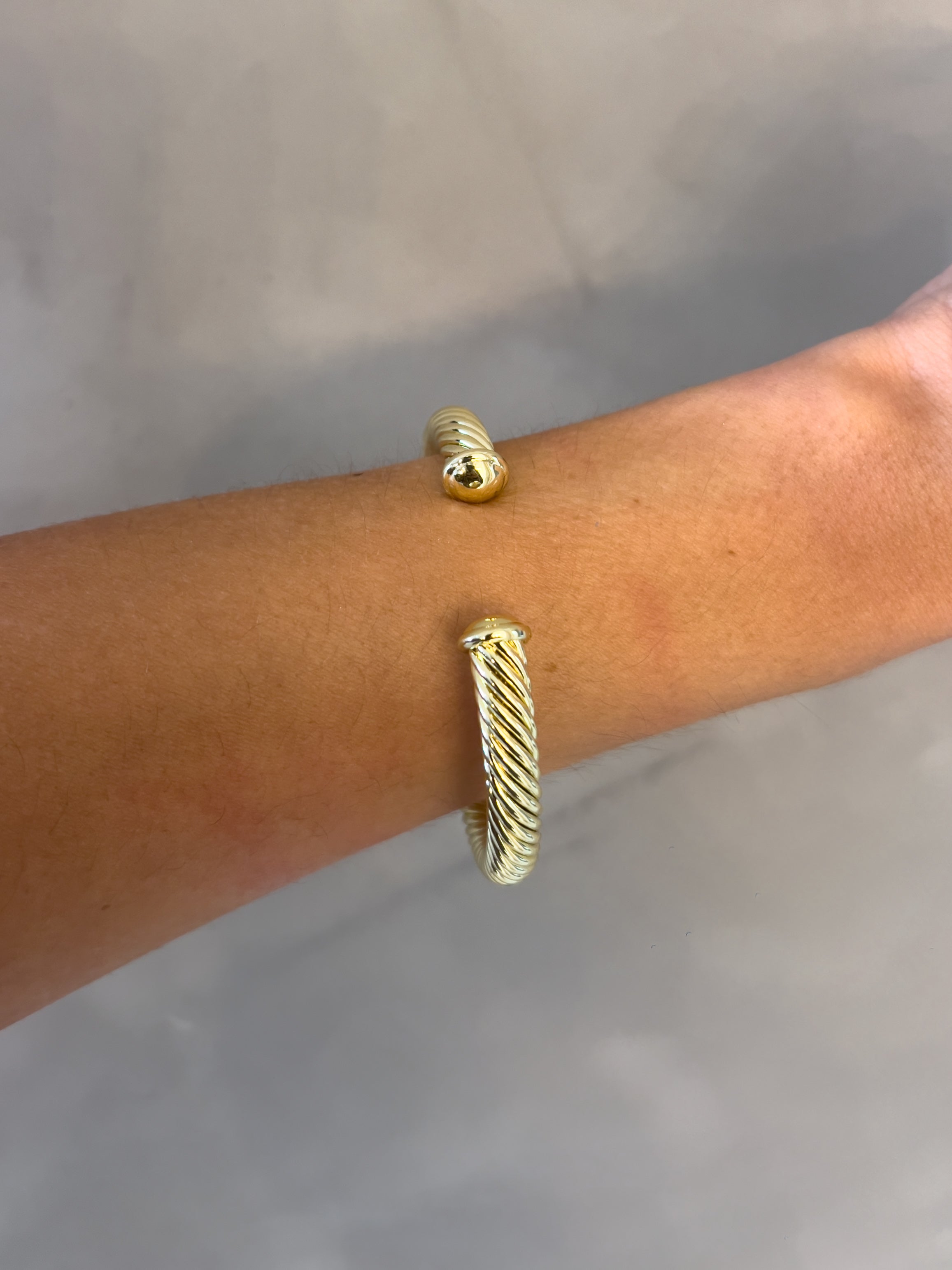GOLD DY INSPO CABLE BRACELET