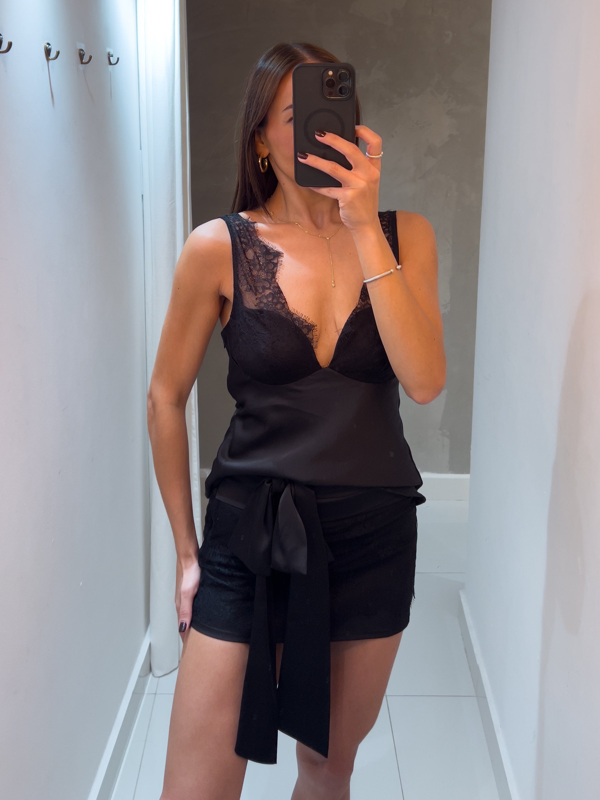 MAYCI BLACK SKIRT SET