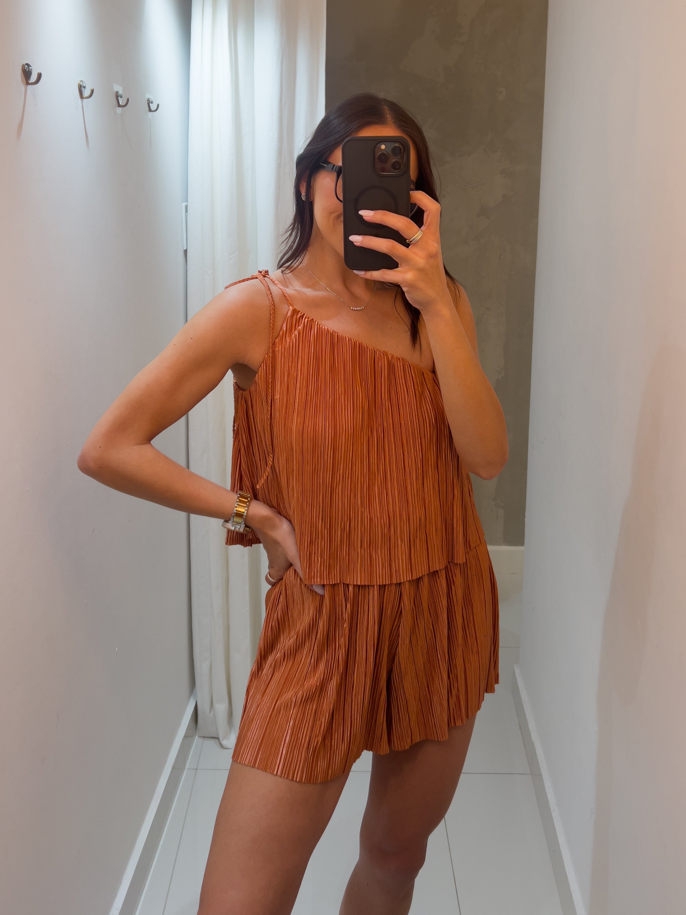 CORINA BRONZE ROMPER