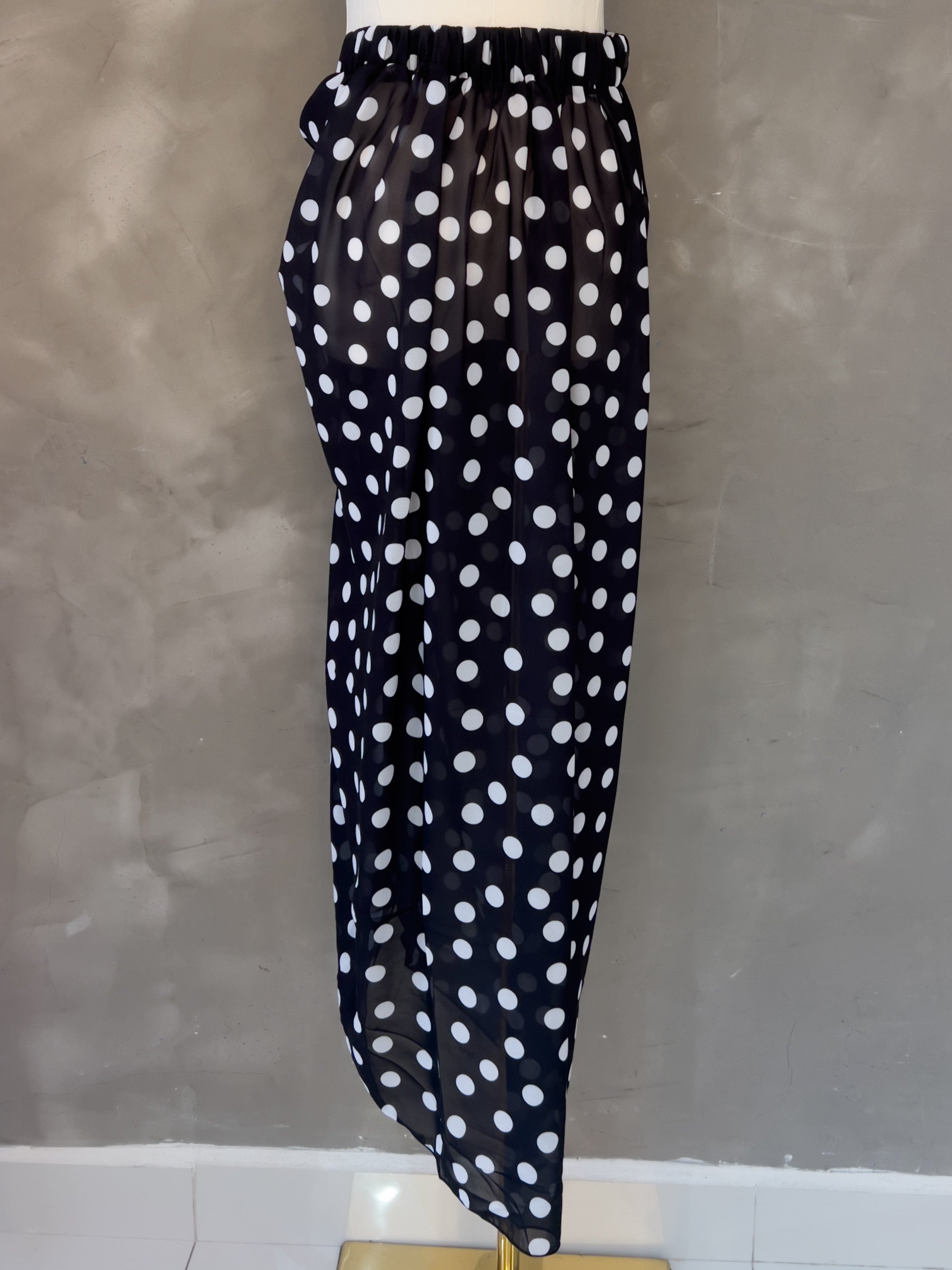 MATIRA POLKA DOT SARONG SKIRT