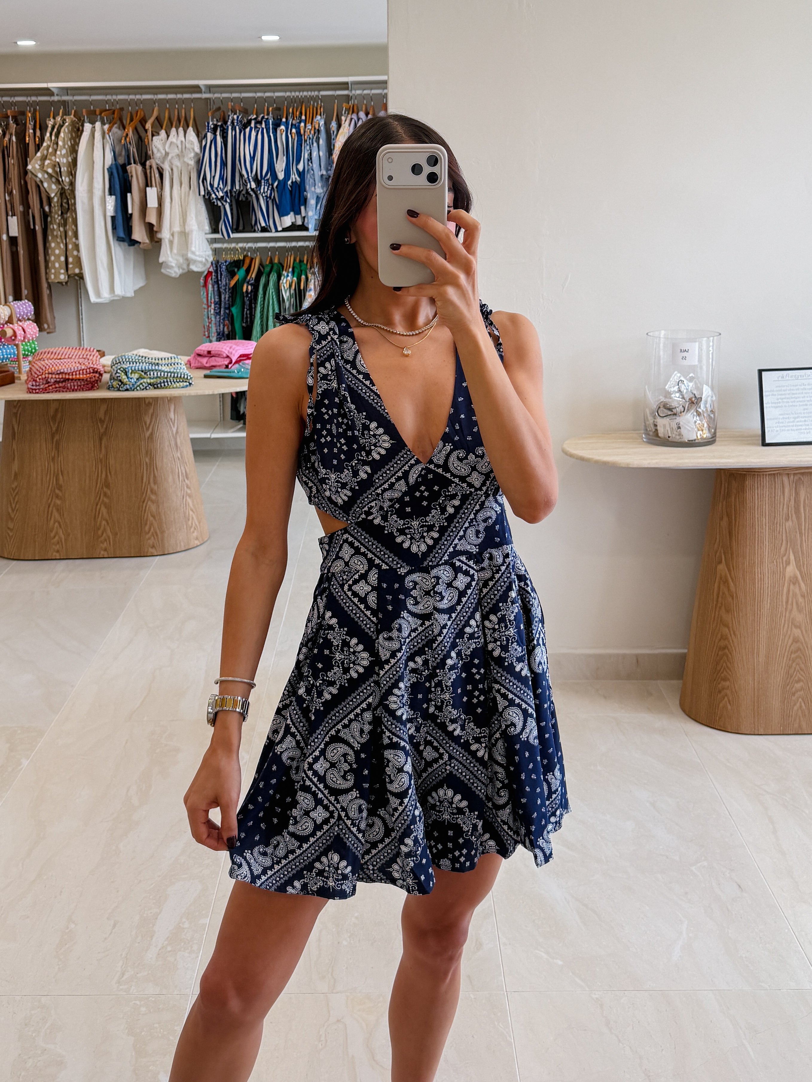 CARMEN BANDANA PRINT SIDE SLIT ROMPER