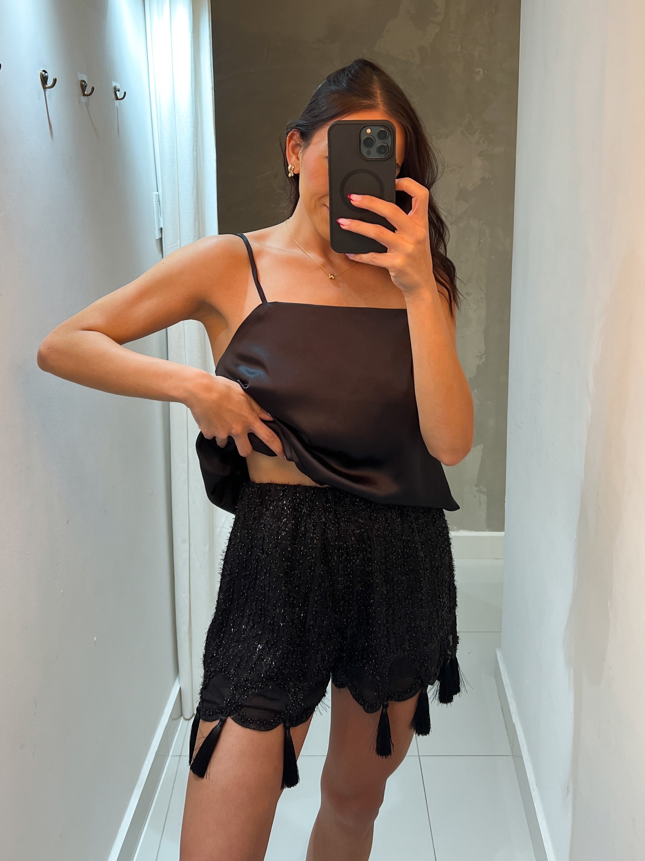 CHARLOTTE BEADED SHORT