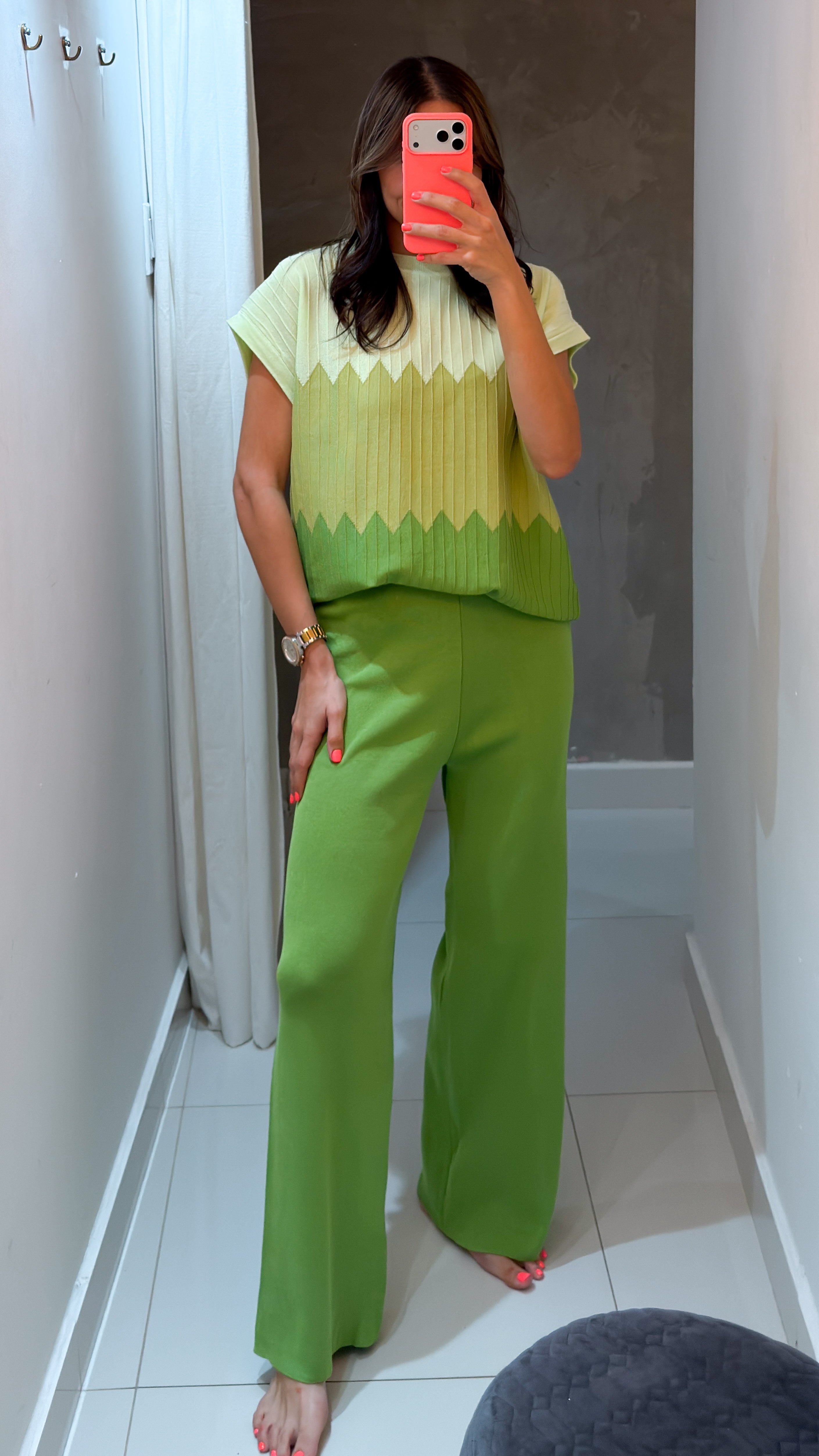 ELISA TRAVEL SET IN GREEN