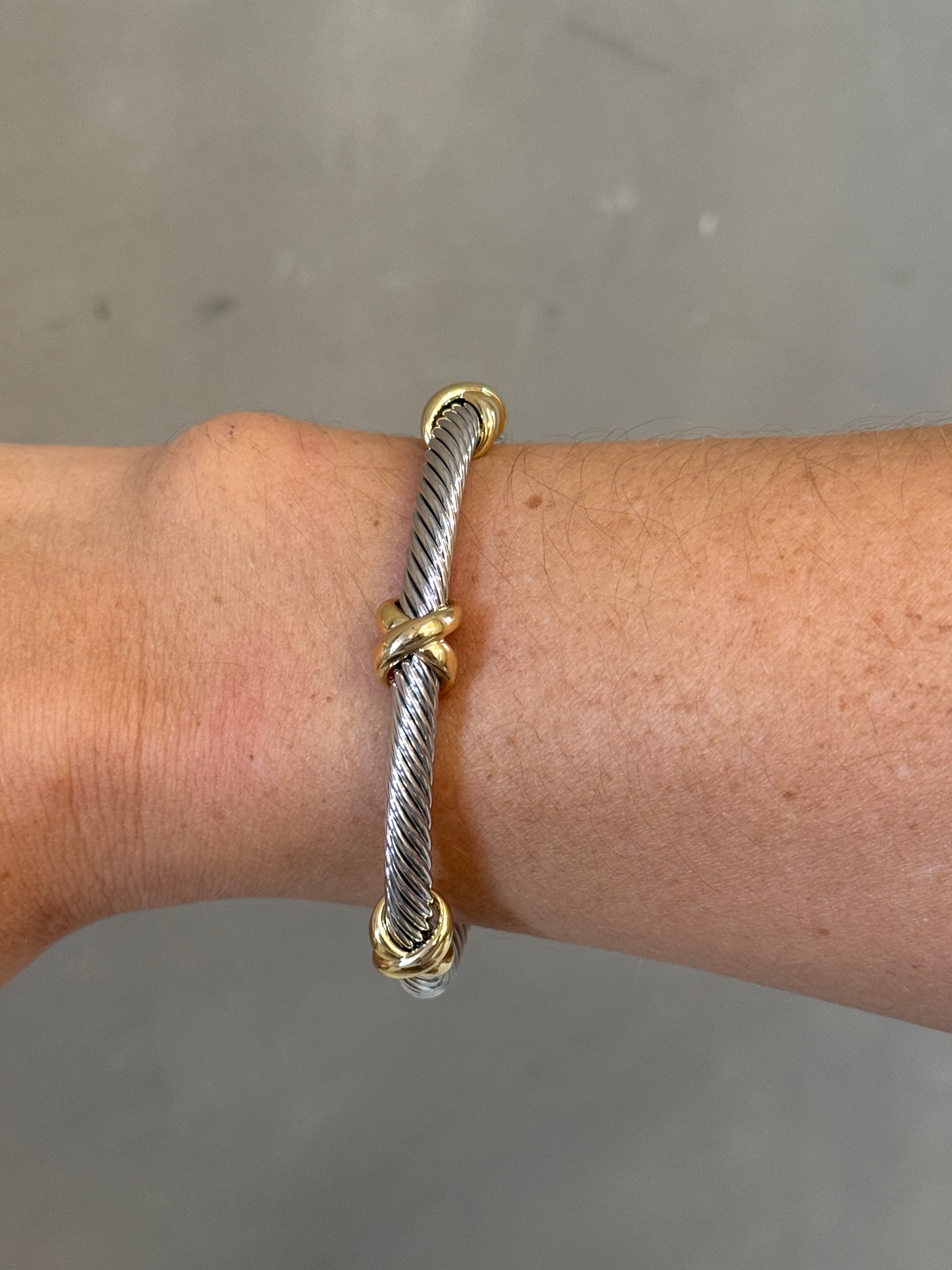VIOLET DY CABLE BRACELET