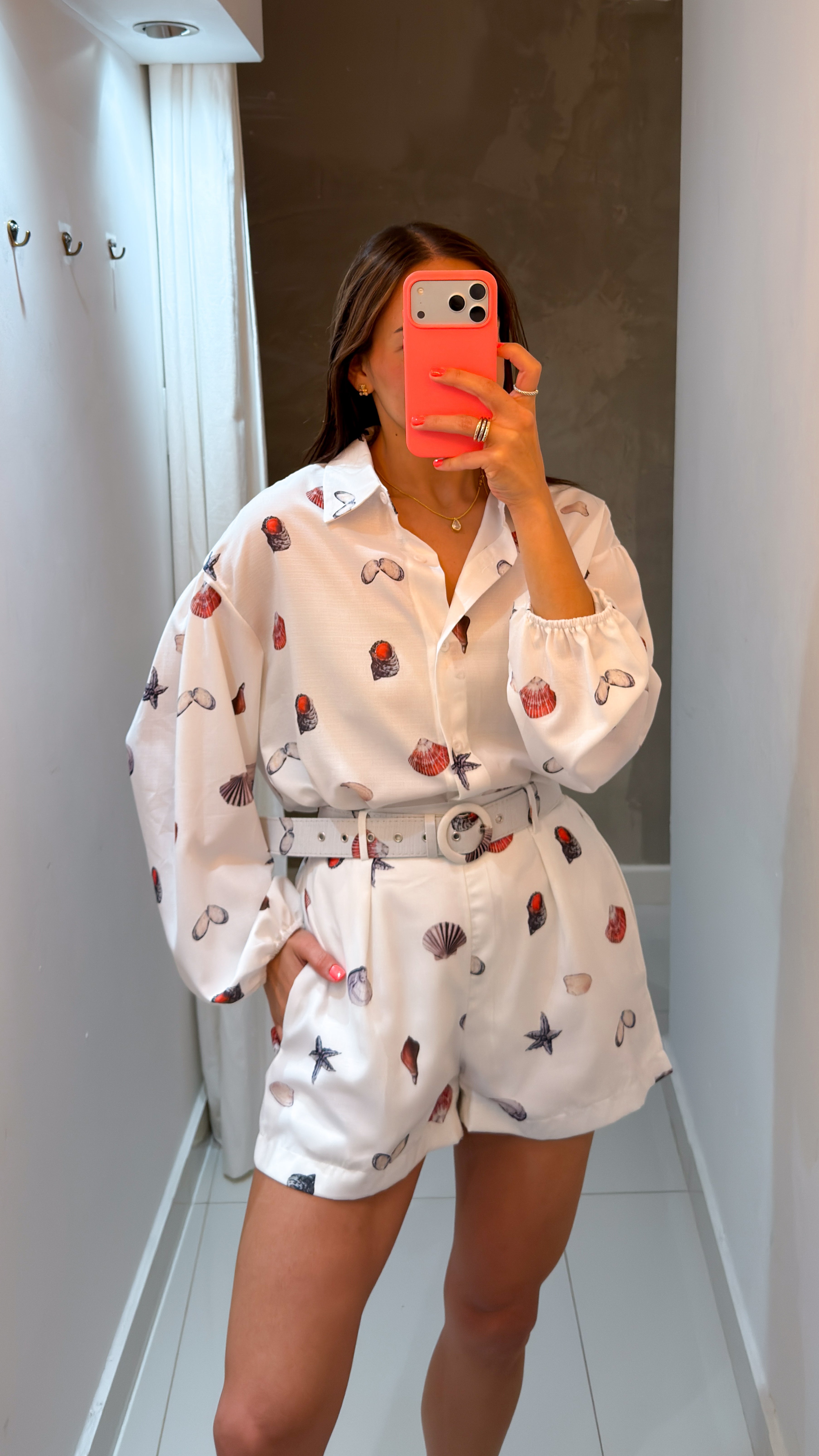 MELINA SEASHELLS SHORTS SET