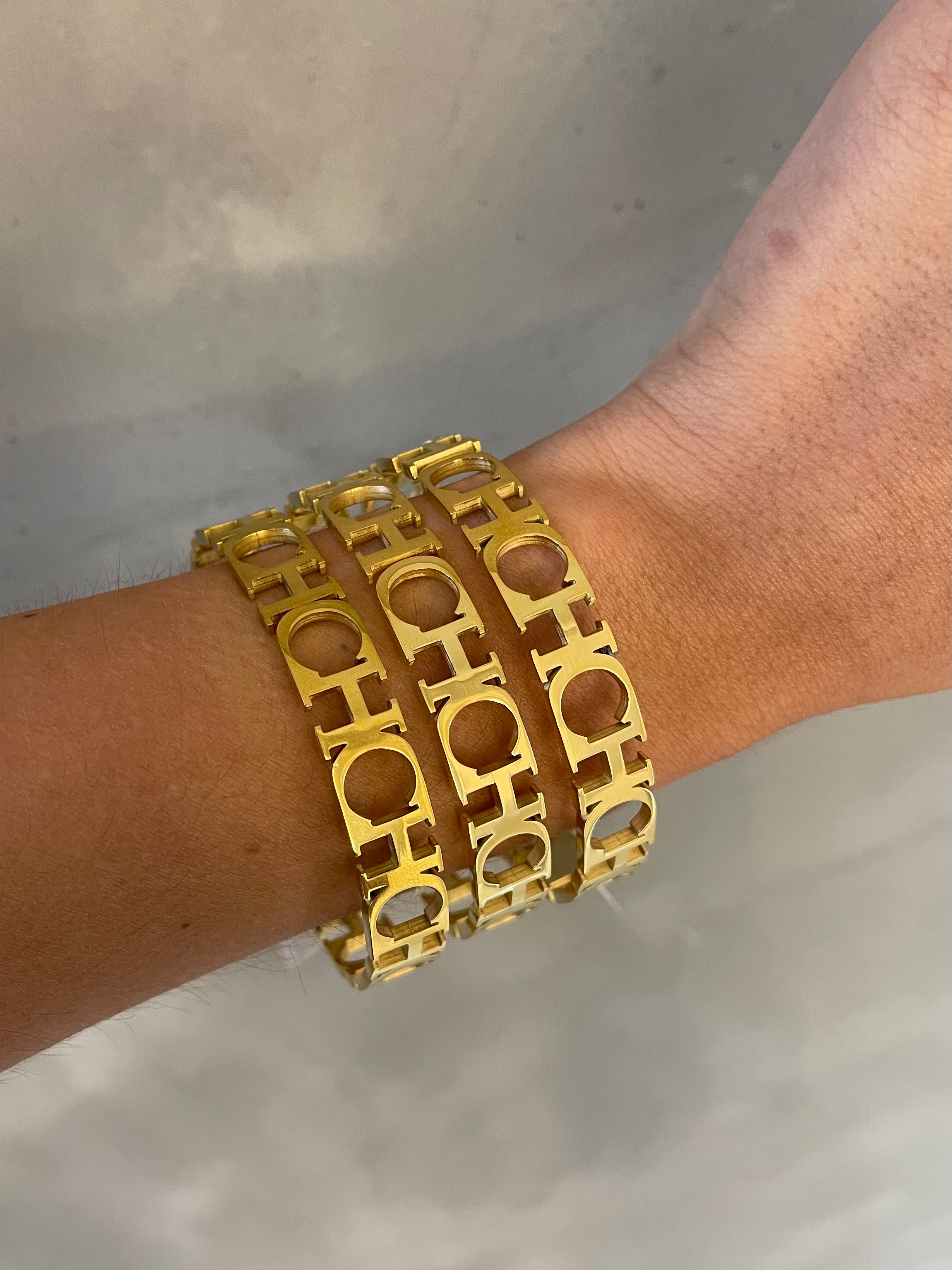 CH GOLD BANGLE