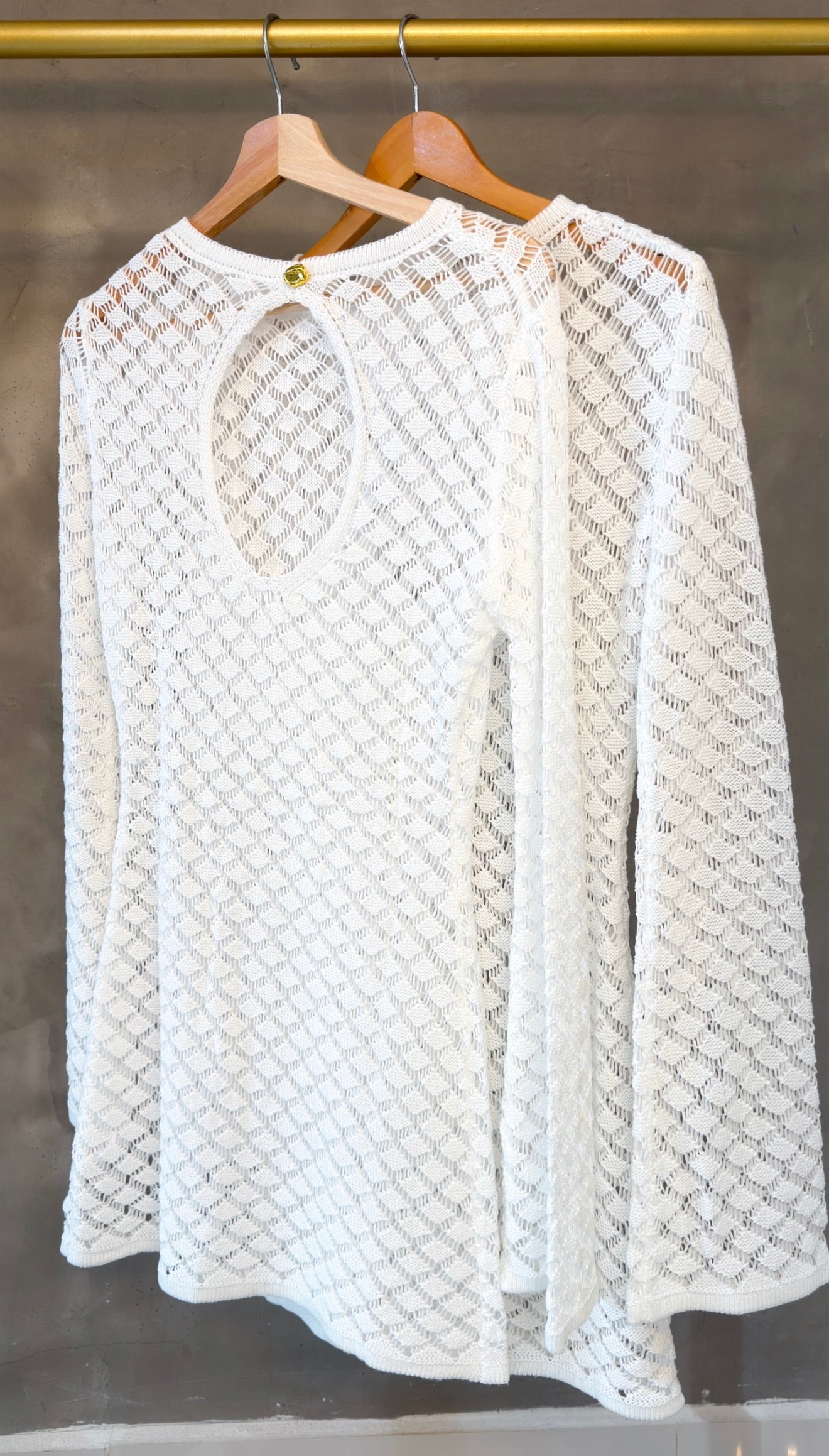 ARANTXA WHITE COVER UP DRESS