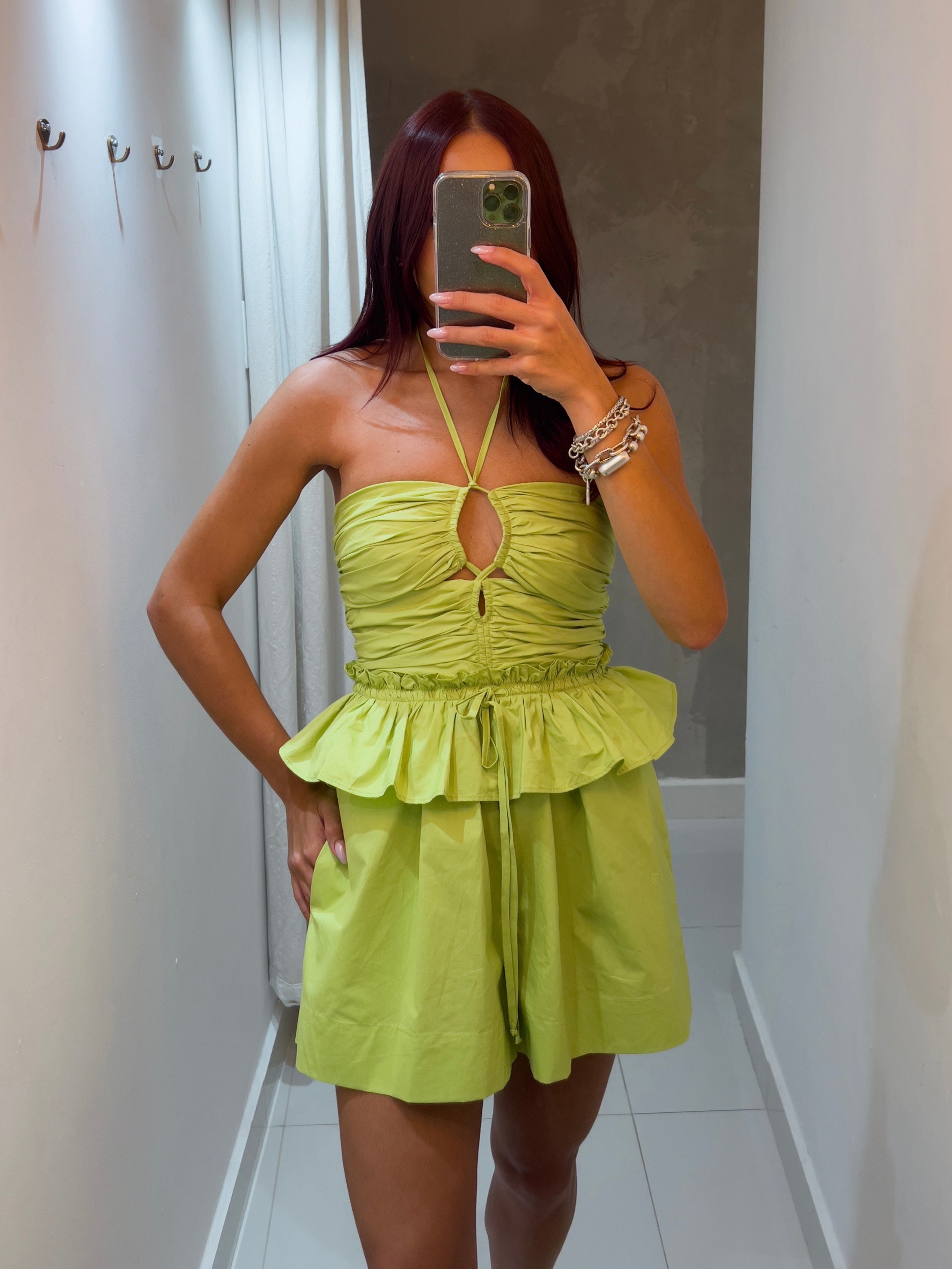 SABRINA LIME ROMPER