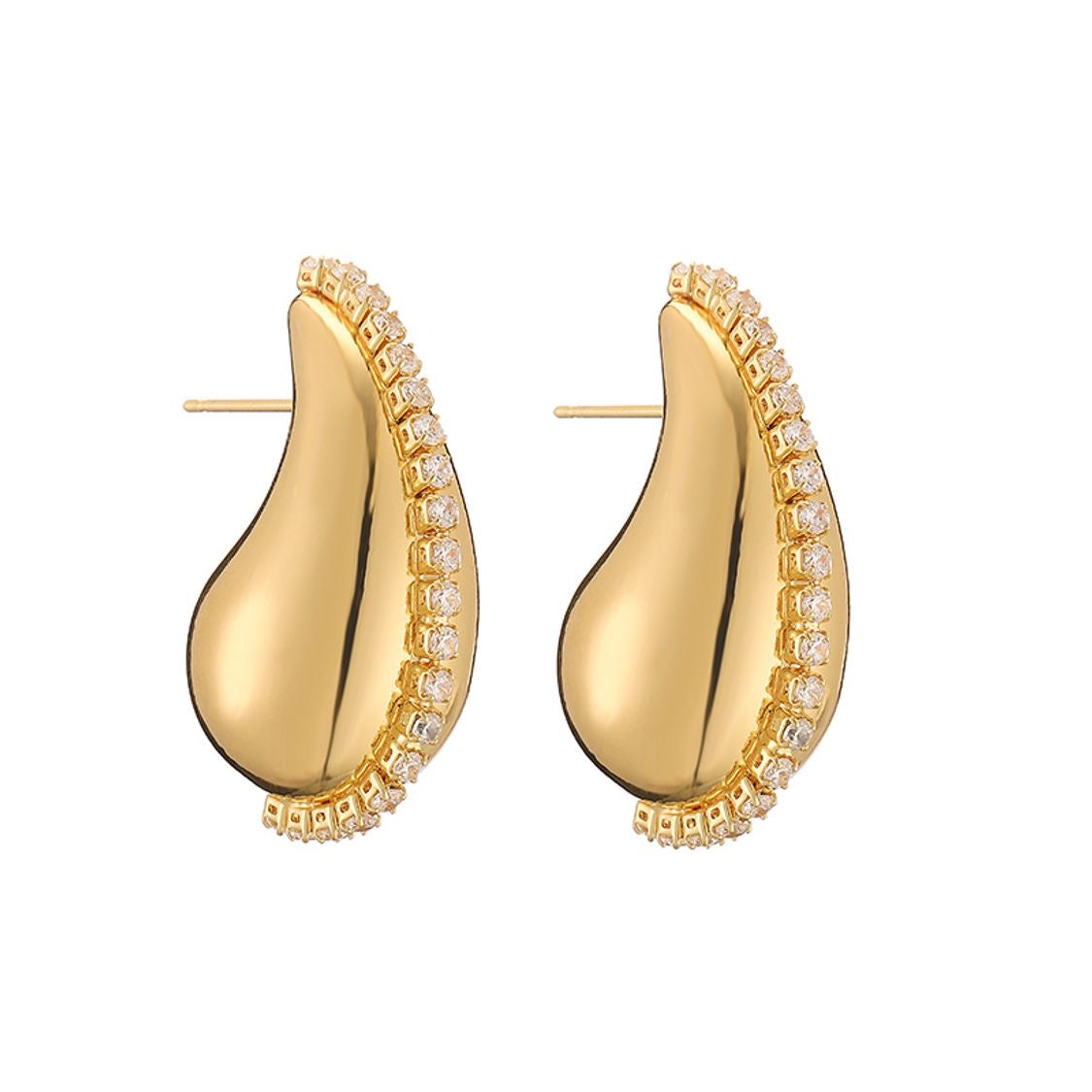 TEARDROP WITH RHINESTONES