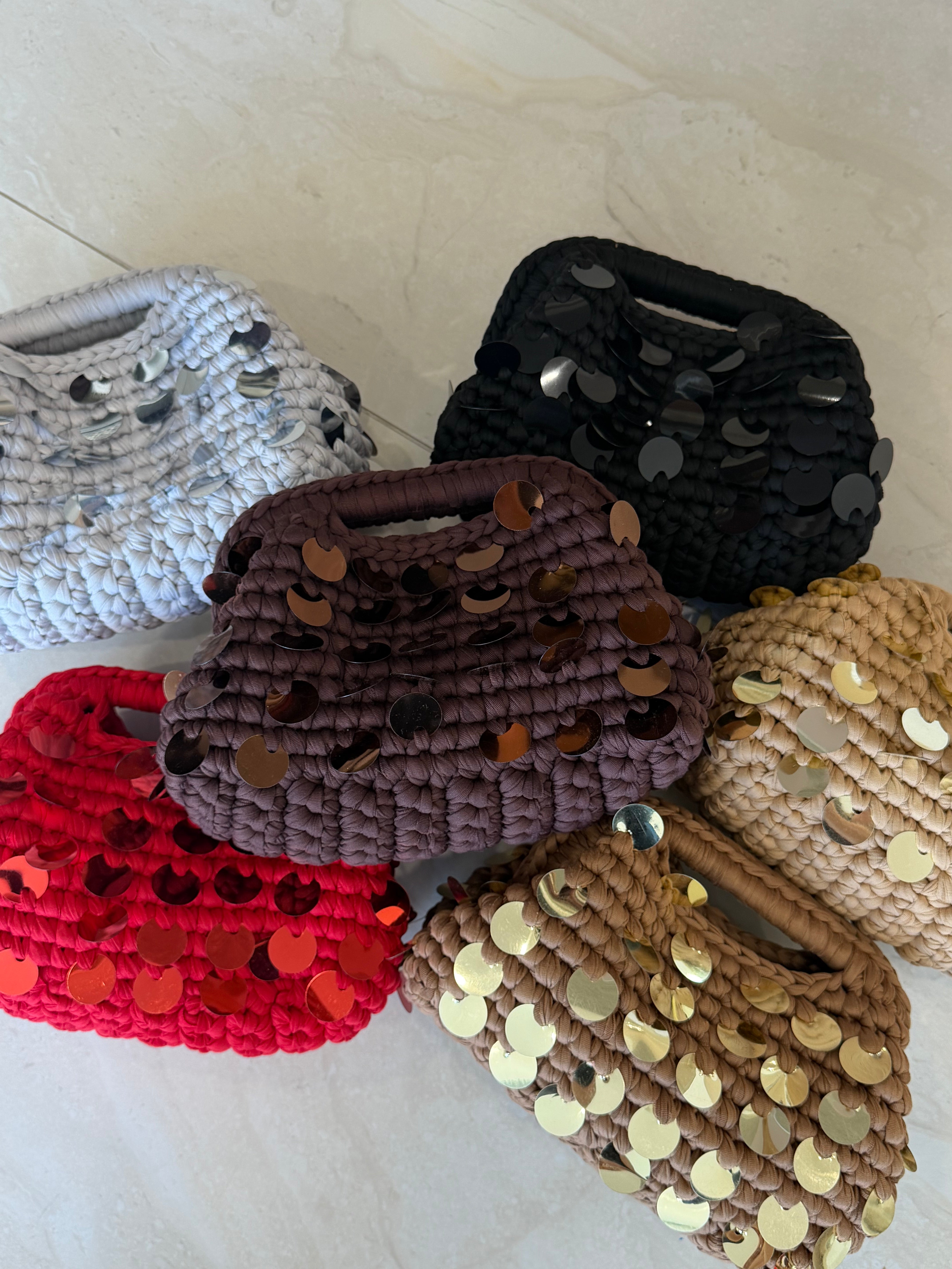CARLOTA SEQUINS BAG