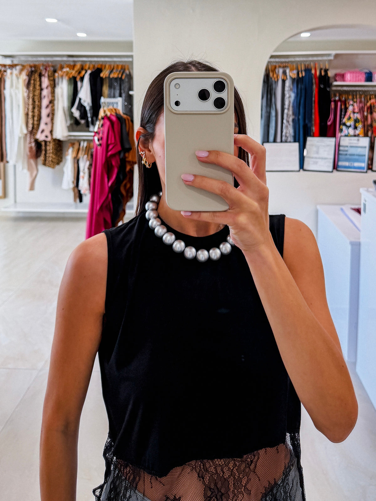 CATALINA SILVER NECKLACE
