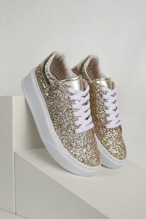 KATHERINE GOLD SNEAKERS