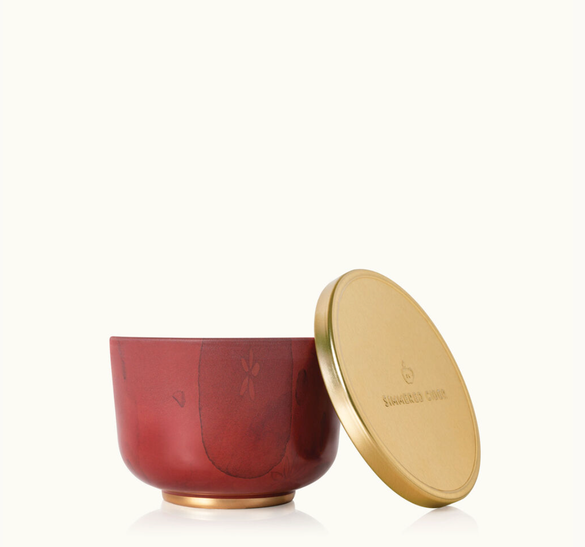 Simmered Cider Candle Tin with Gold Lid 5 out of 5 Customer Rating