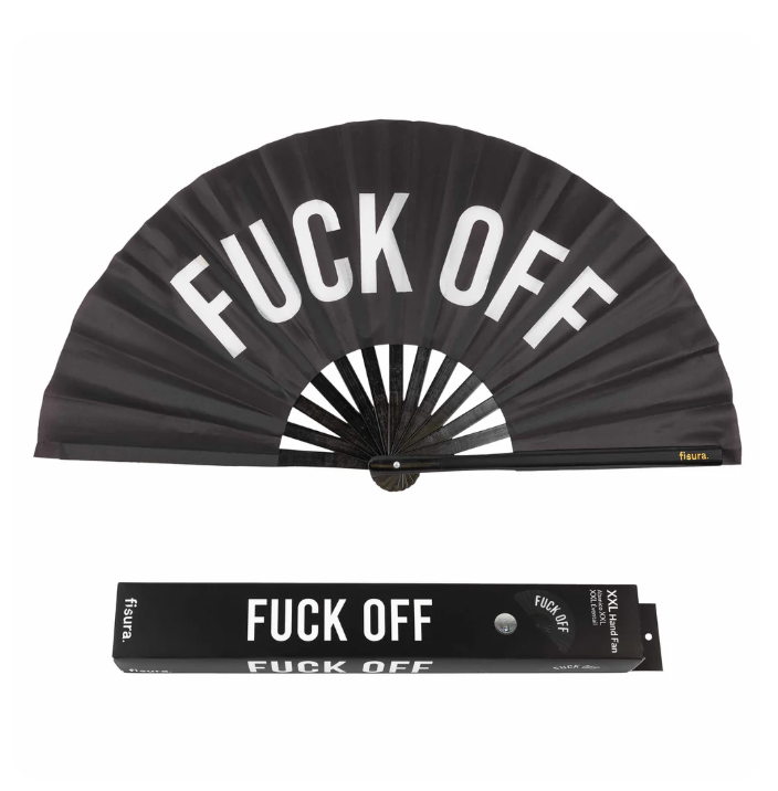 ABANICO XXL "FUCK OFF"