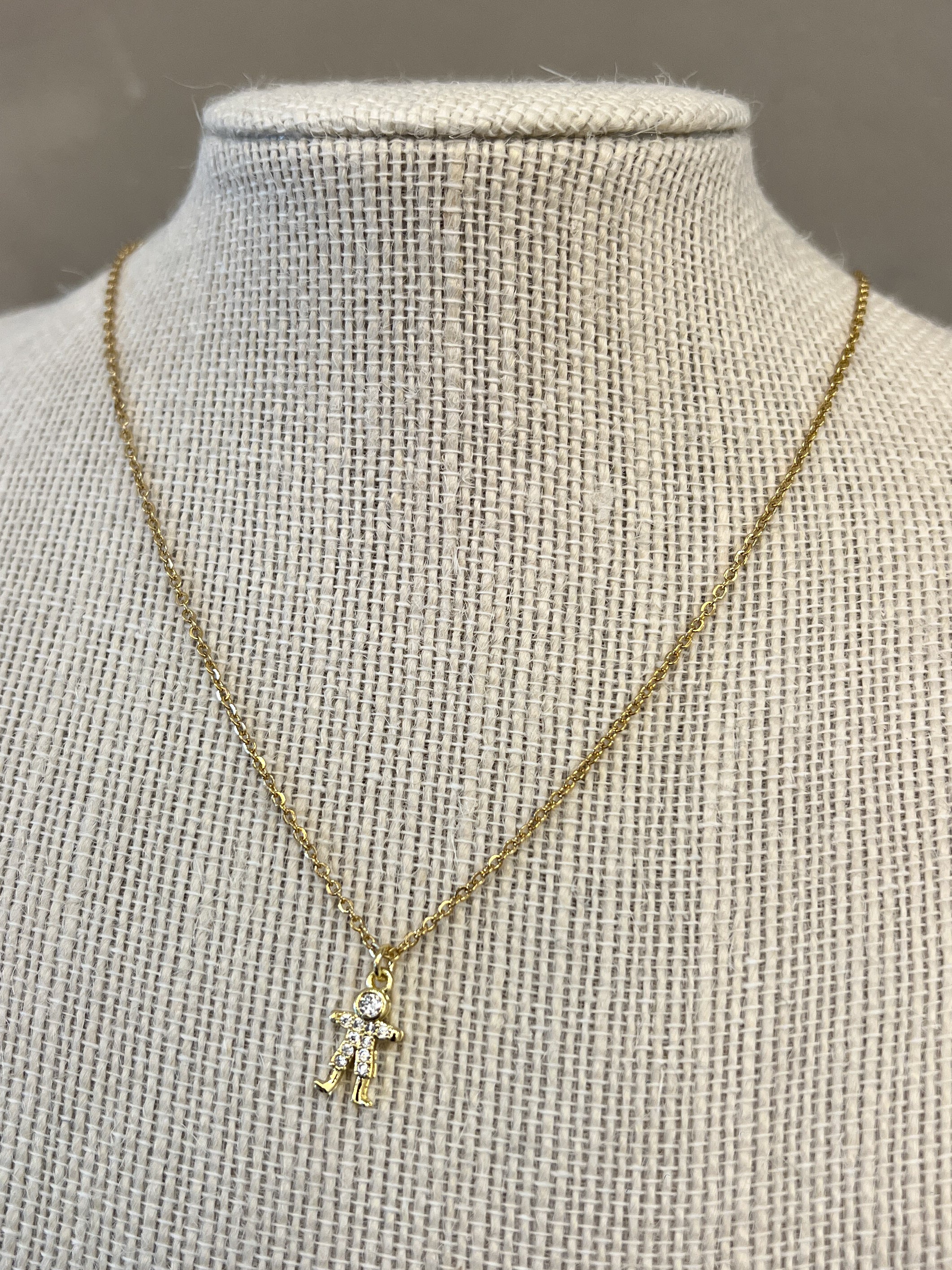 BABY BOY CHARM NECKLACE