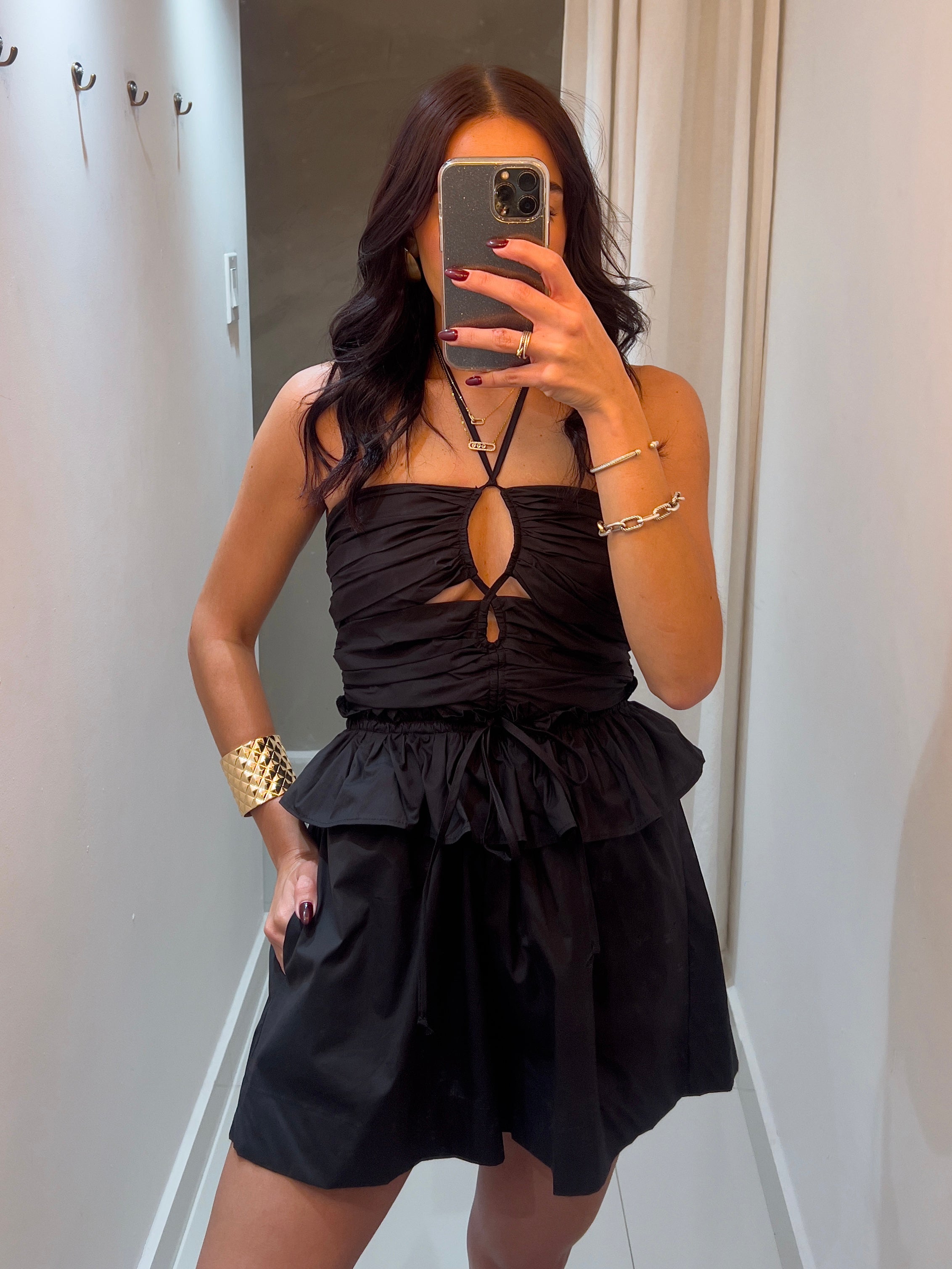 SABRINA BLACK ROMPER
