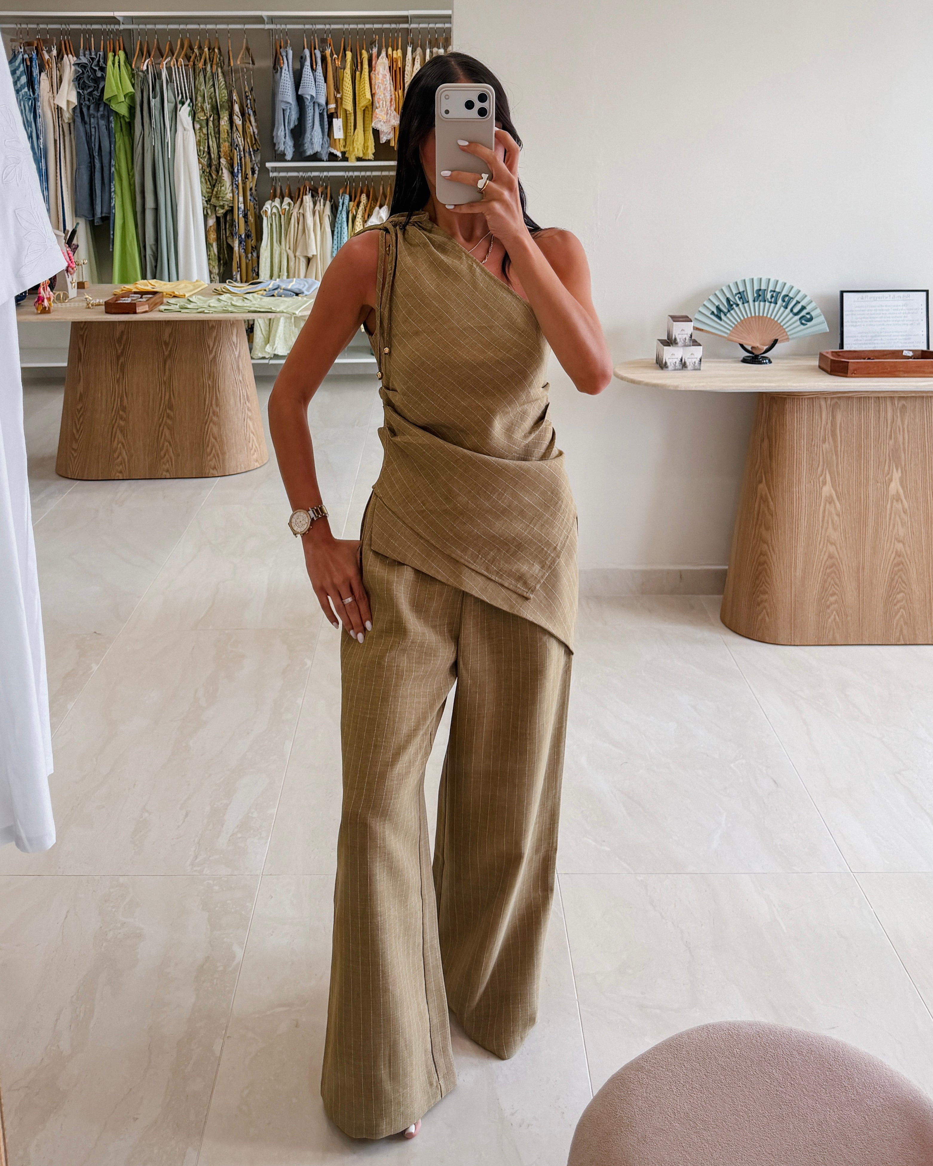 JULIETTA OLIVE PANT SET