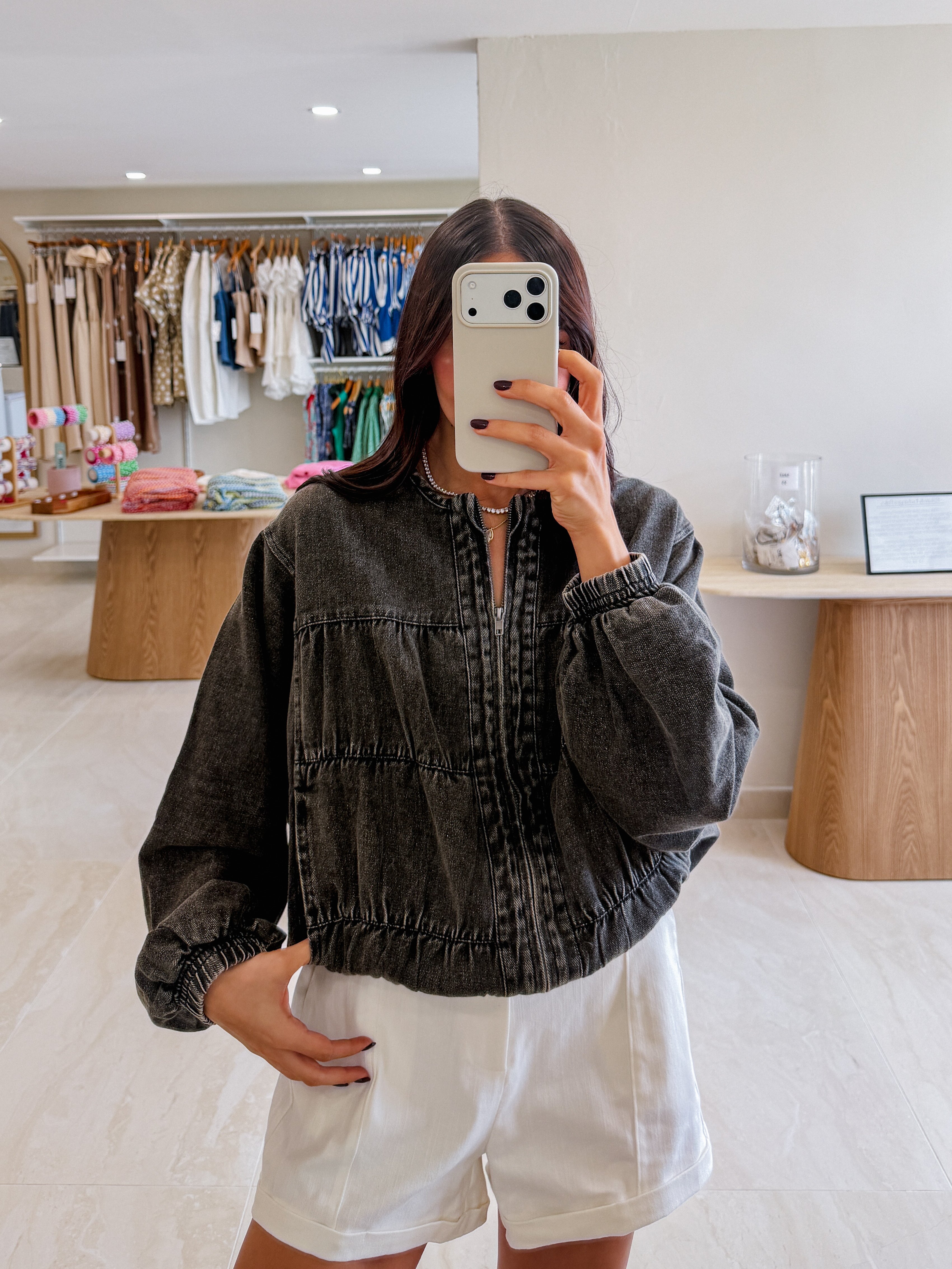 TAMARA BATWING DENIM JACKET