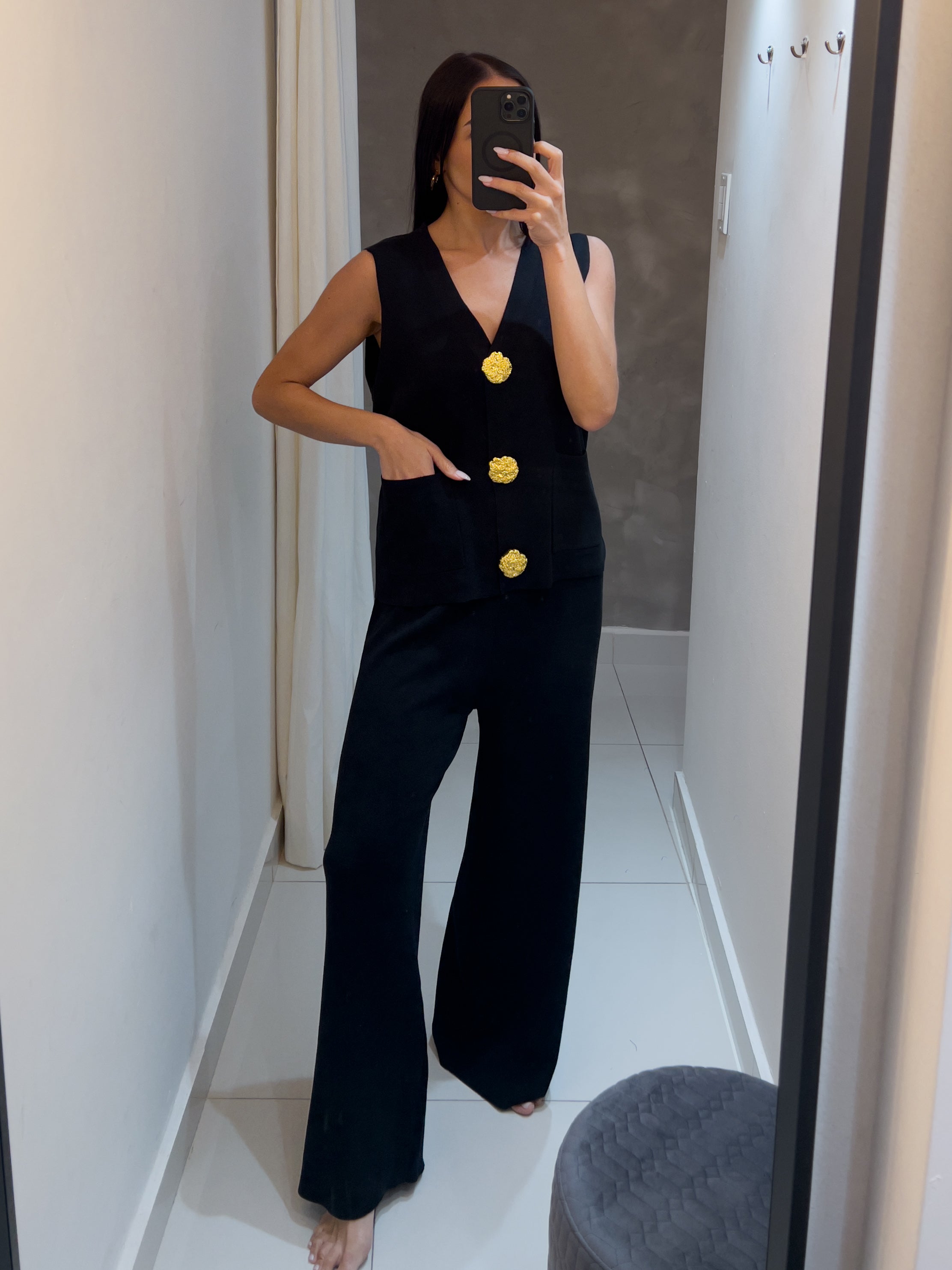 FIORELLA BLACK TRAVEL SET