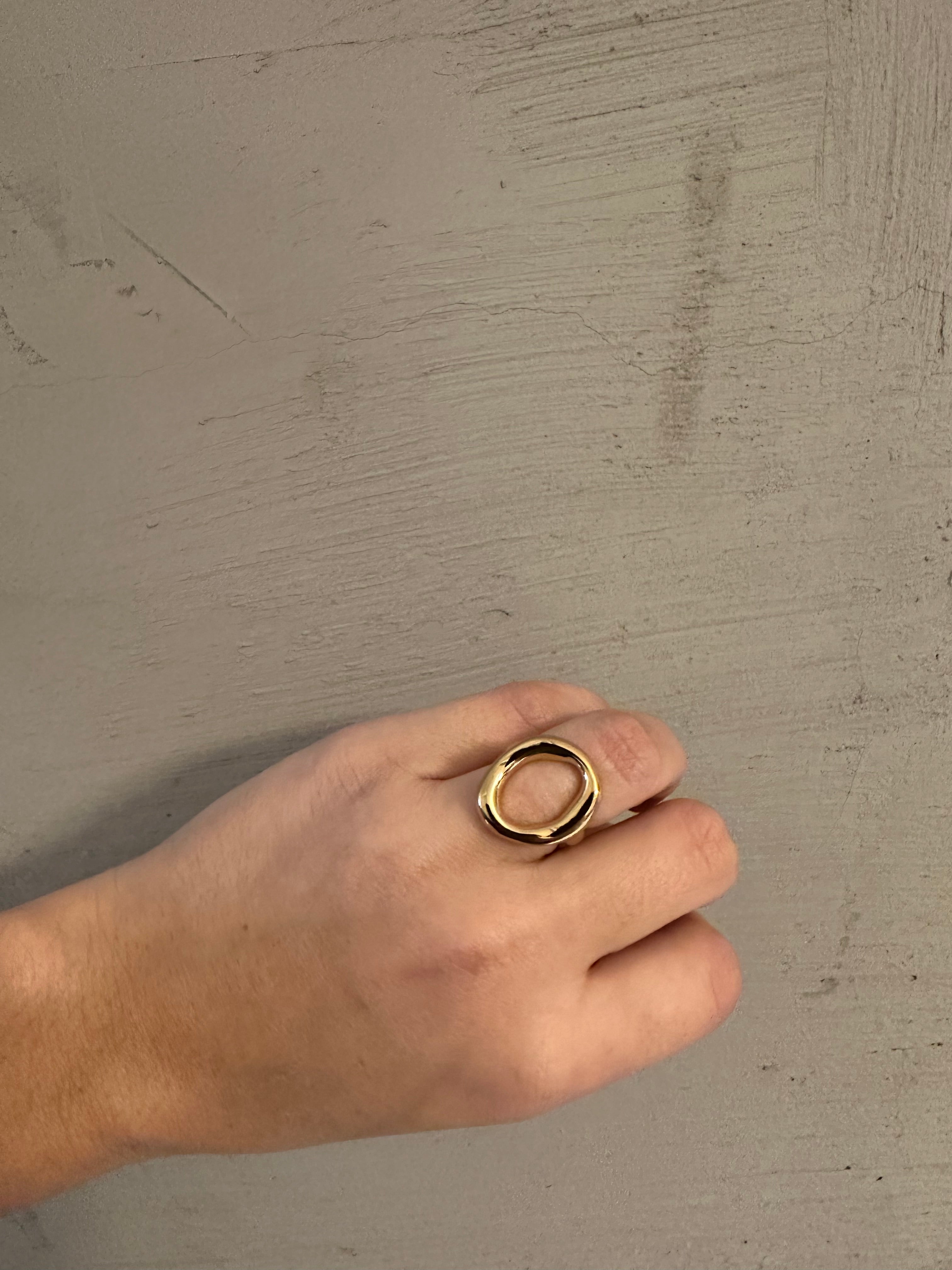 ALEXA SMALL GOLD RING