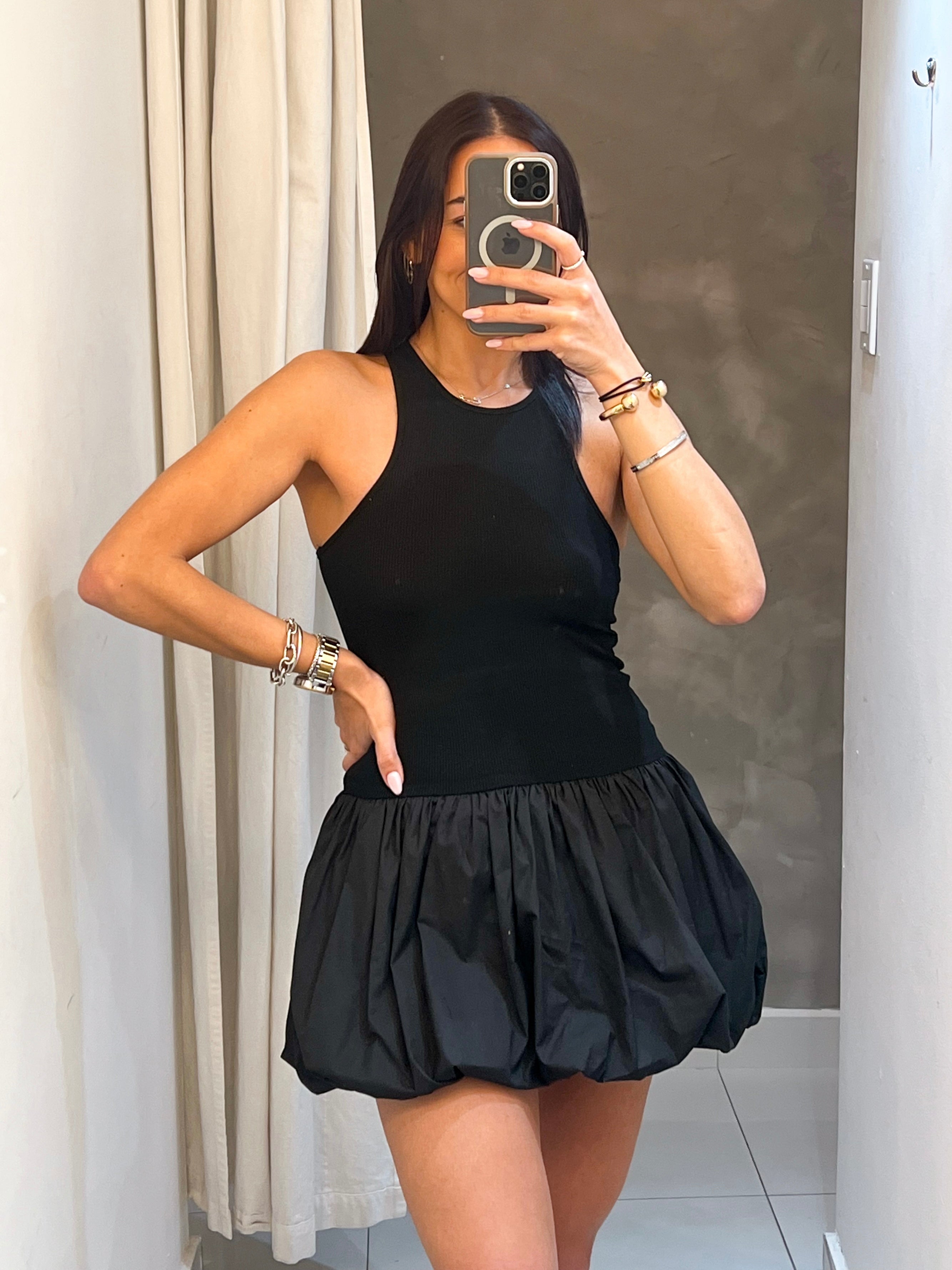 LARISSA BLACK MINI DRESS