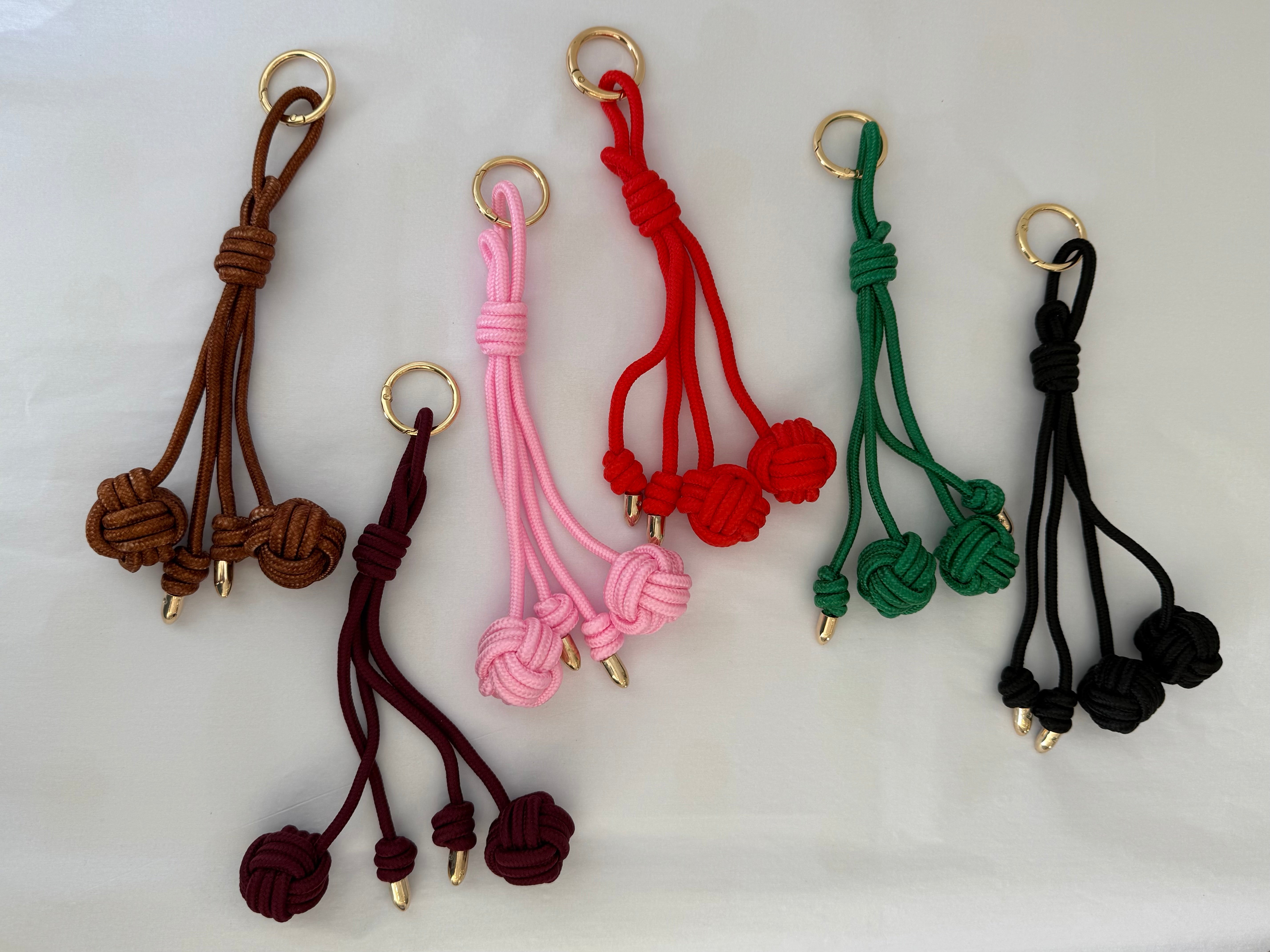 KNOT KEYCHAIN/ BAG CHARM