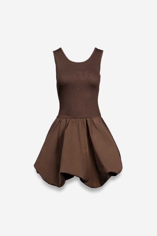 PENELOPE BROWN BUBBLE DRESS